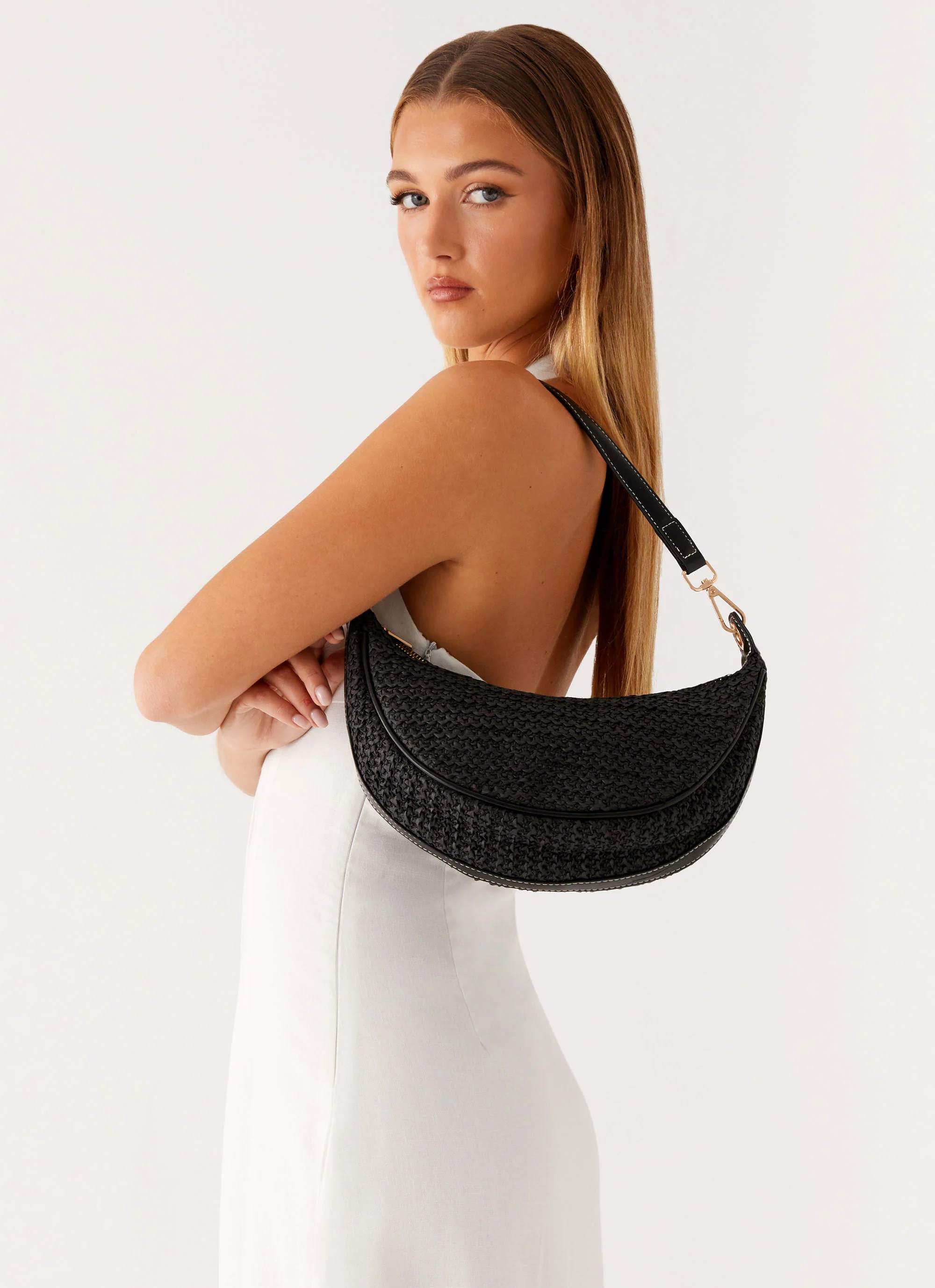 Ayana Shoulder Bag - Black - Image 3