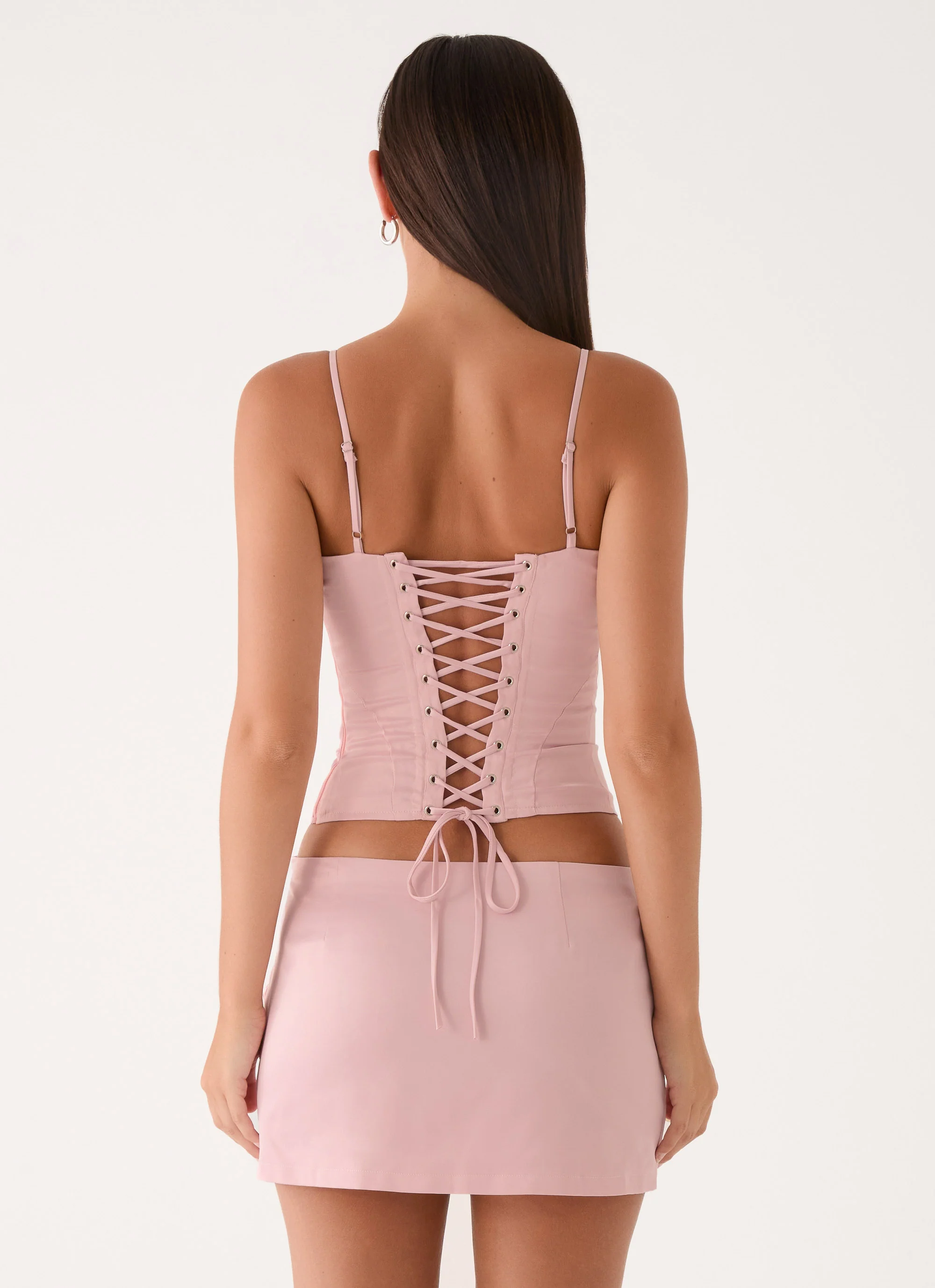 Ayella Low Rise Mini Skirt - Pink - Image 3
