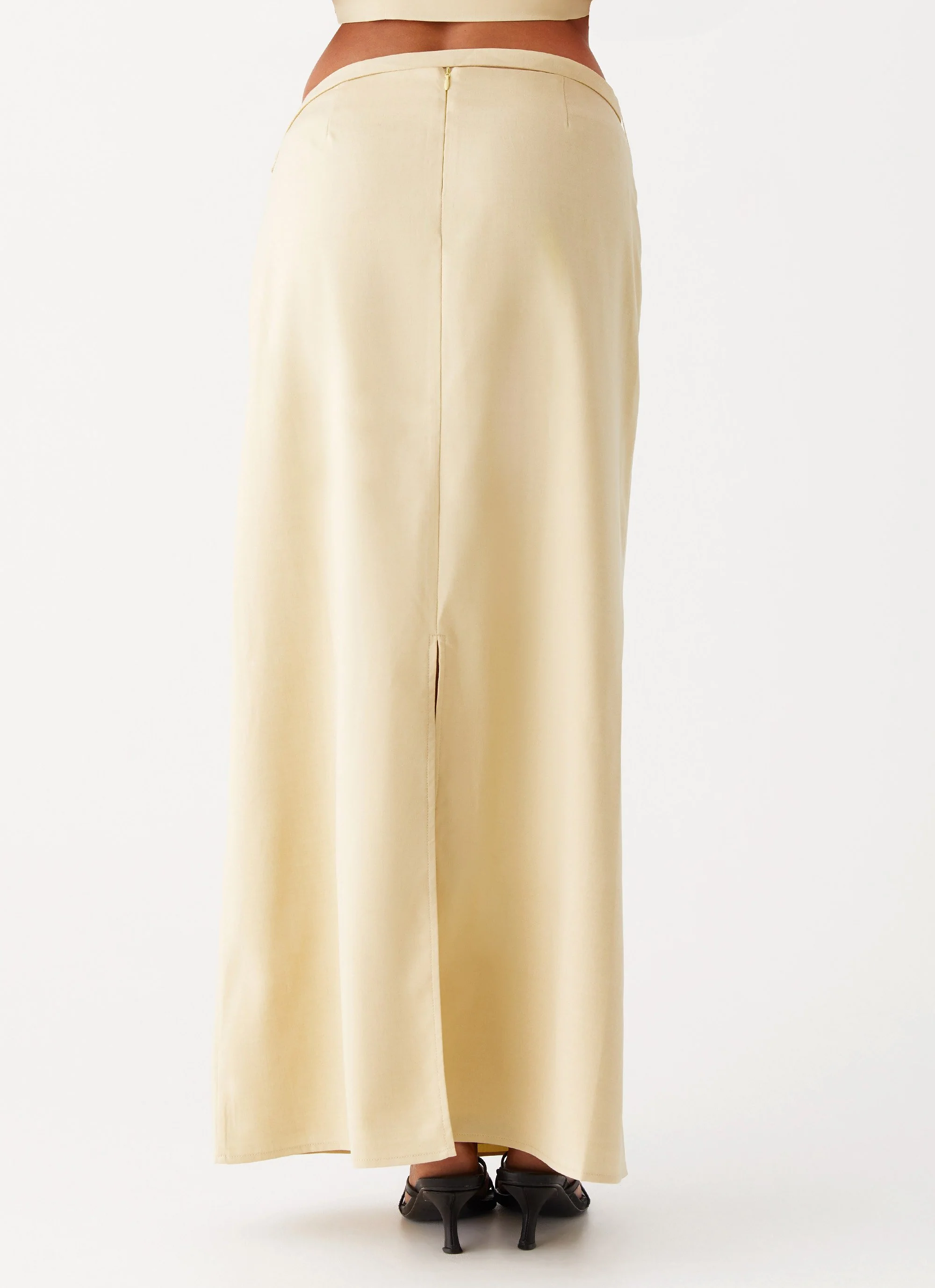 Azura Maxi Skirt - Yellow - Image 4