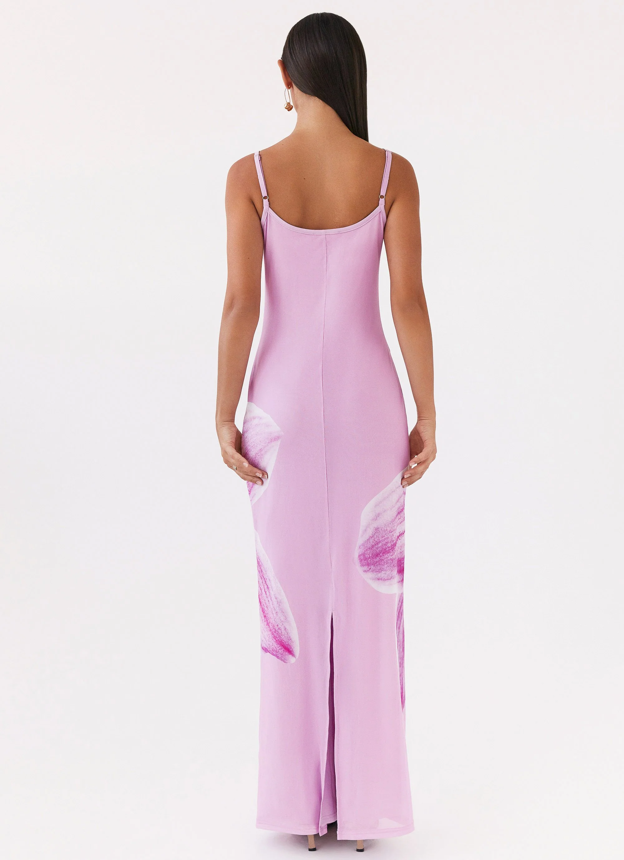 Bad News Mesh Maxi Dress - Pink Magnolia - Image 4