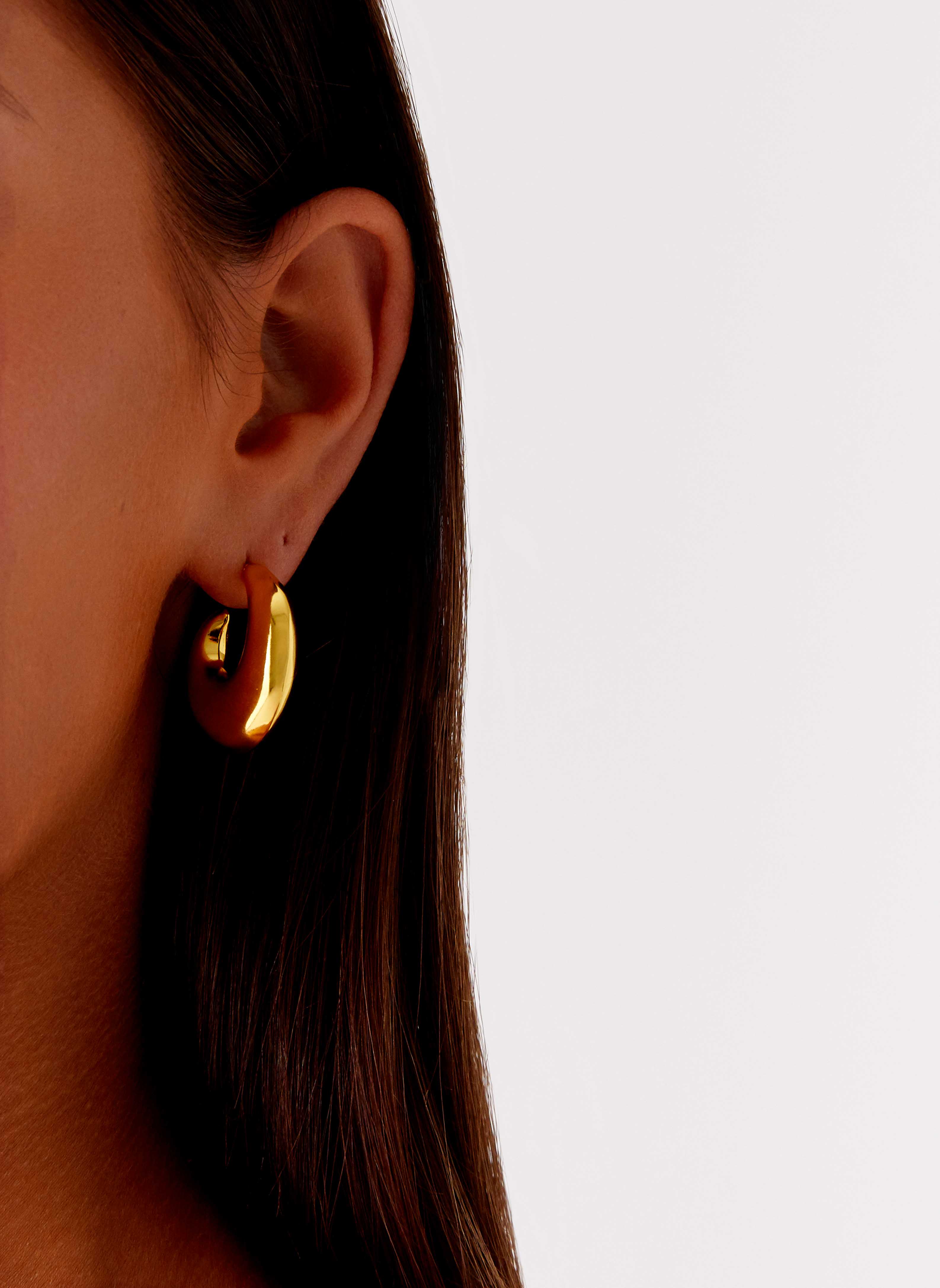 Bare Essentials Earrings - Gold - Image 2