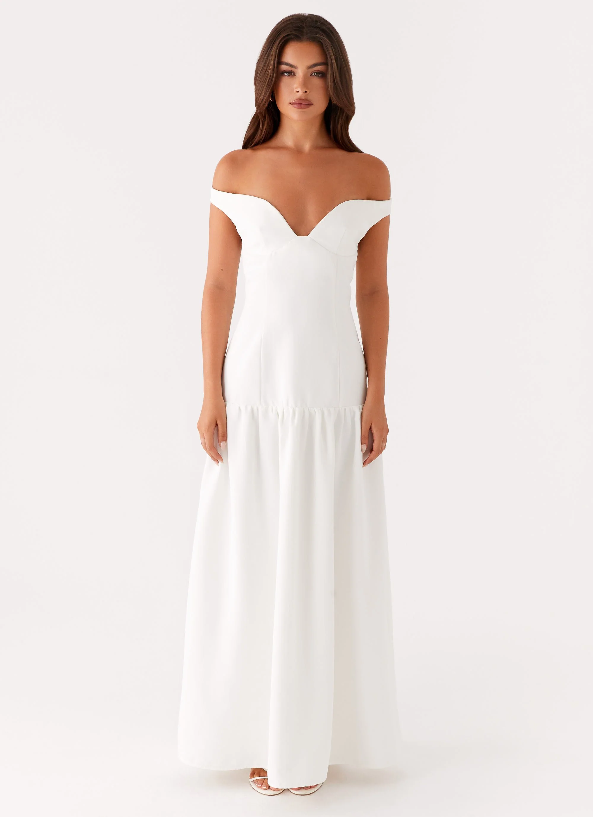Basel Maxi Dress - White - Image 2