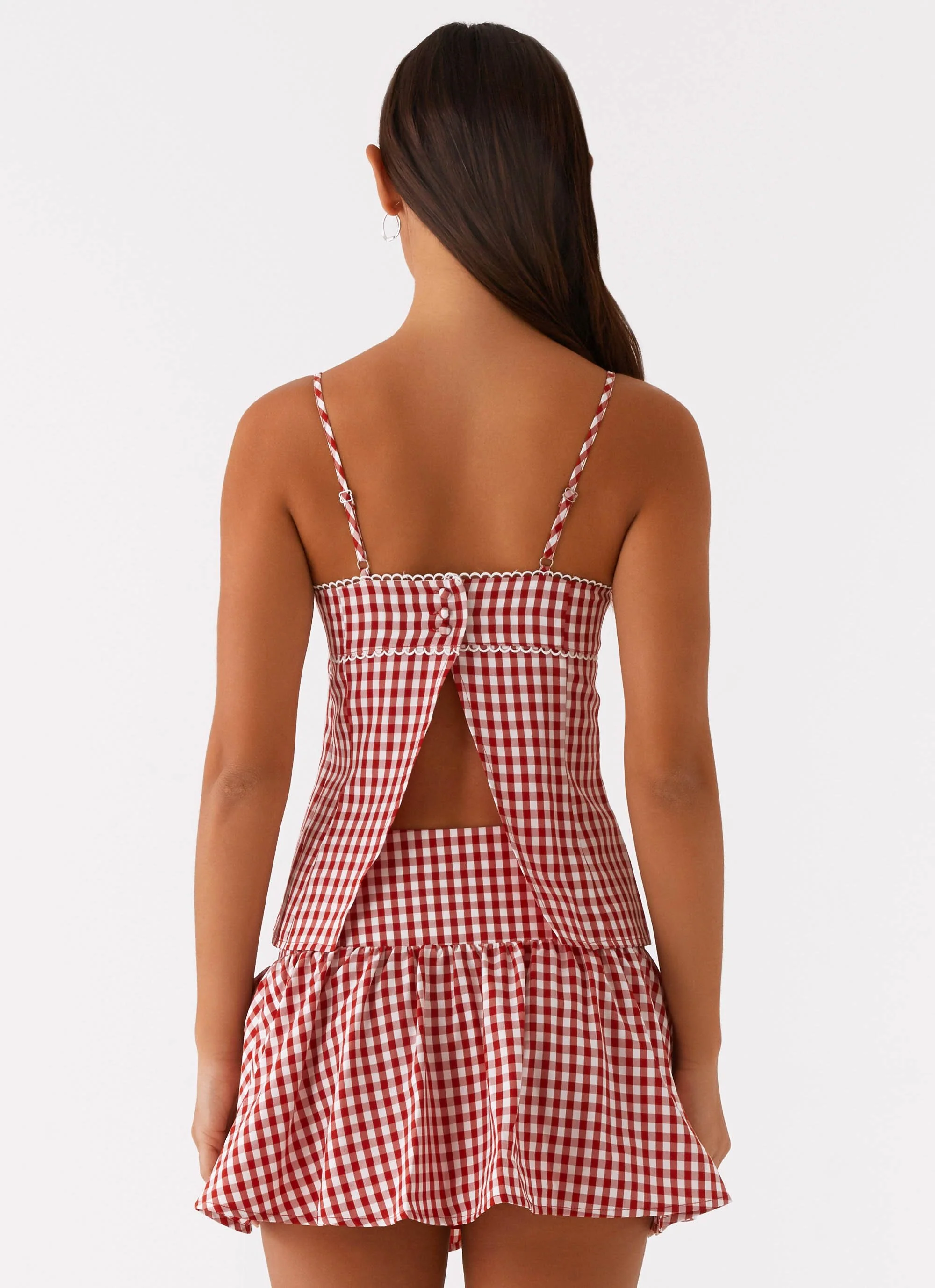 Bellamy Top - Red Gingham - Image 4