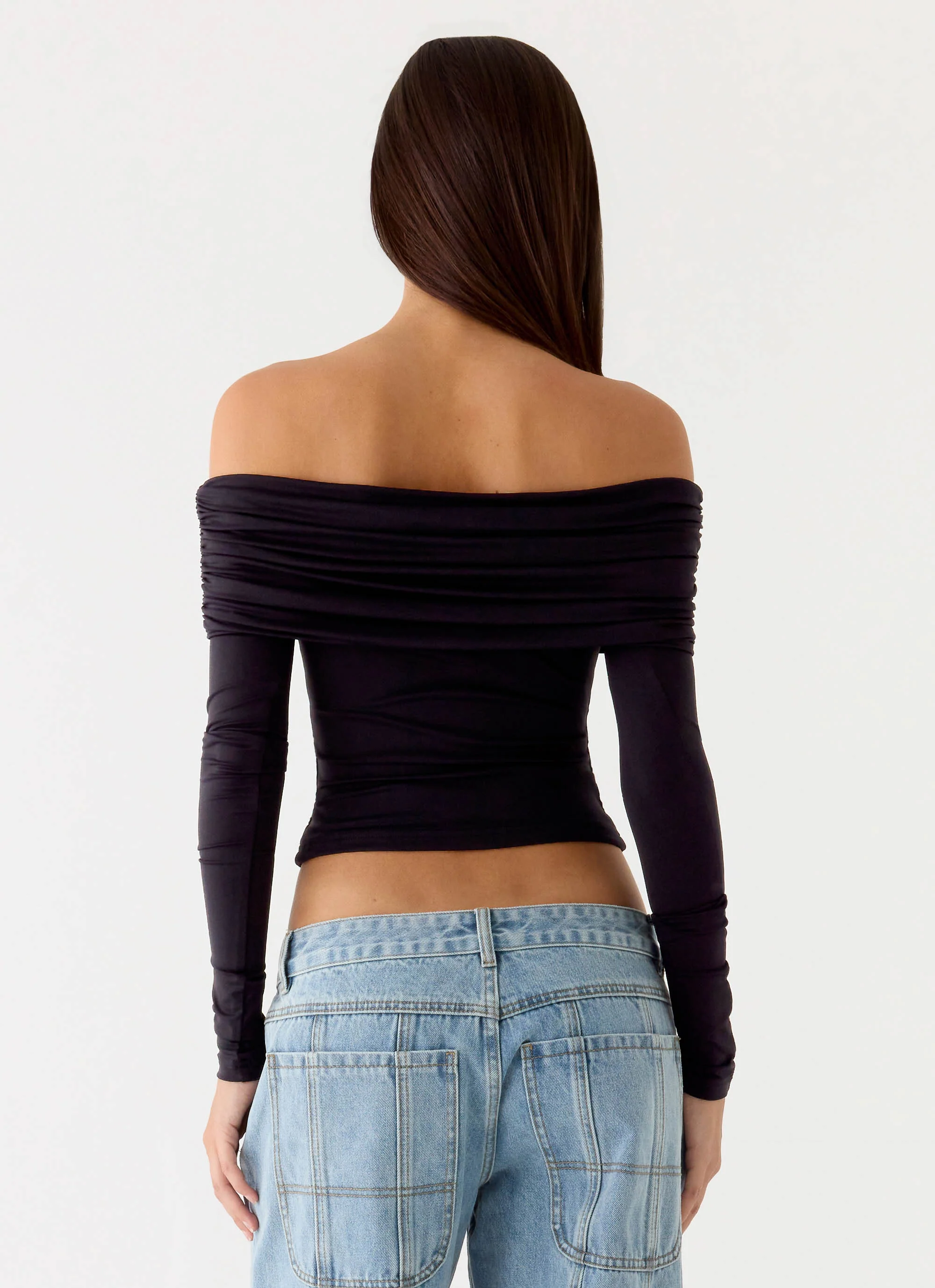 Better Now Long Sleeve Top - Black - Image 4