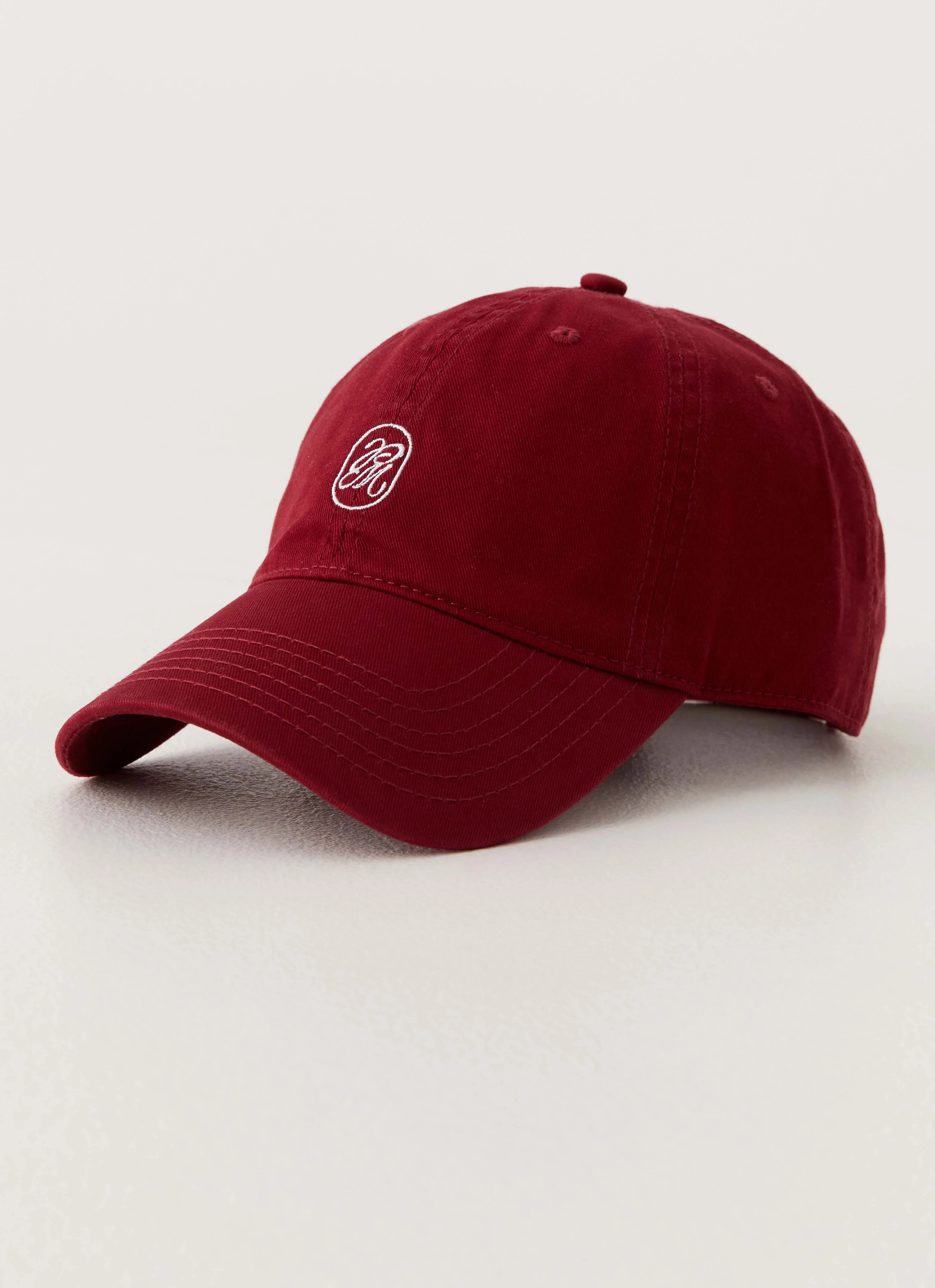 Big Hit Baseball Cap - Maroon - Image 4