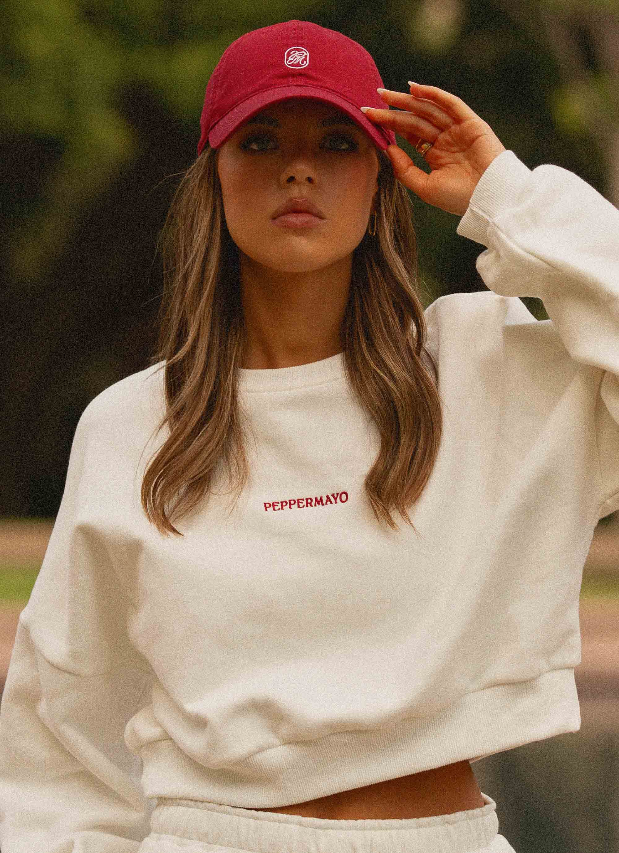 Big Hit Baseball Cap - Maroon - Image 5