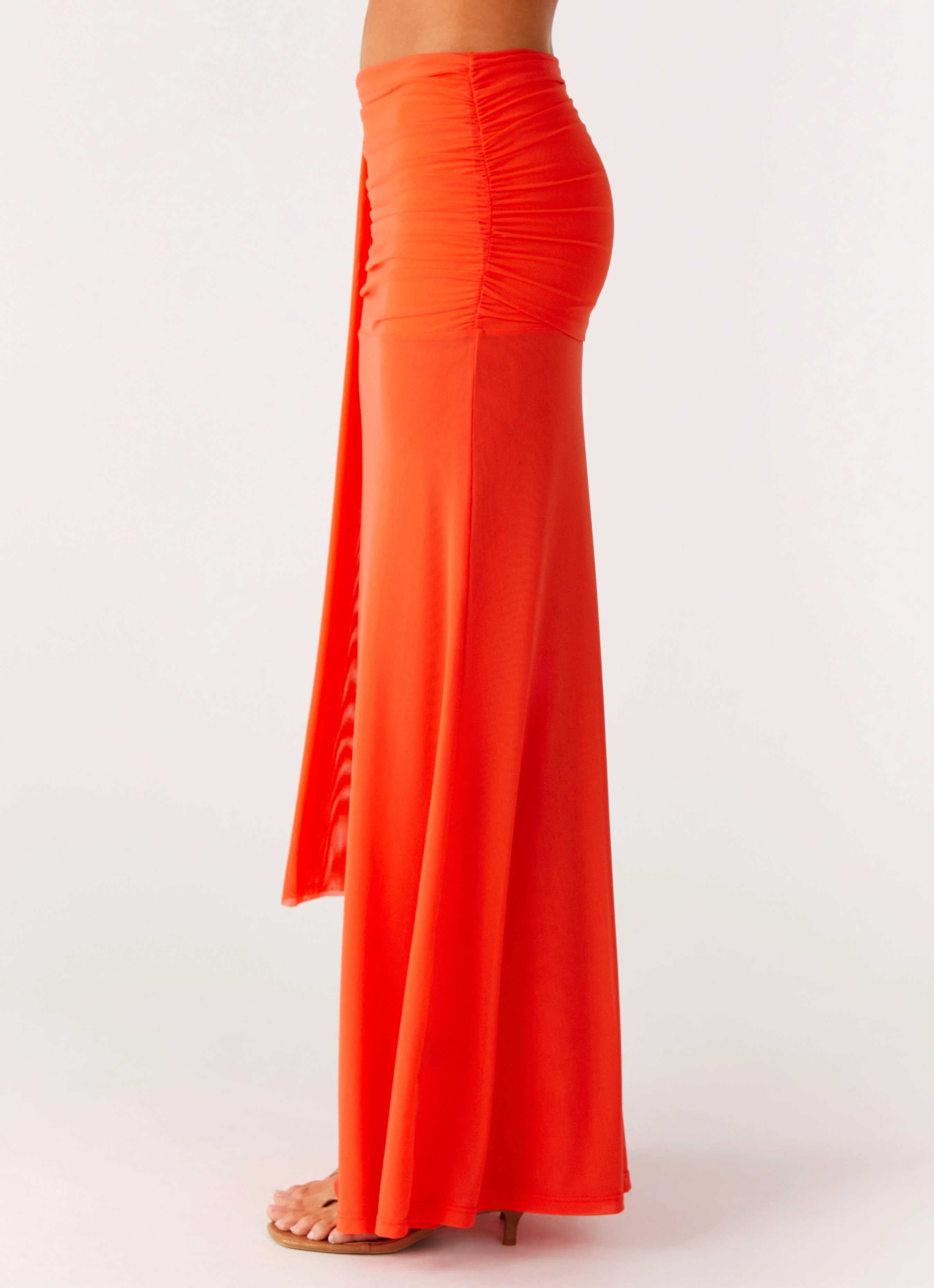 Blaze Maxi Skirt - Fire Red - Image 6