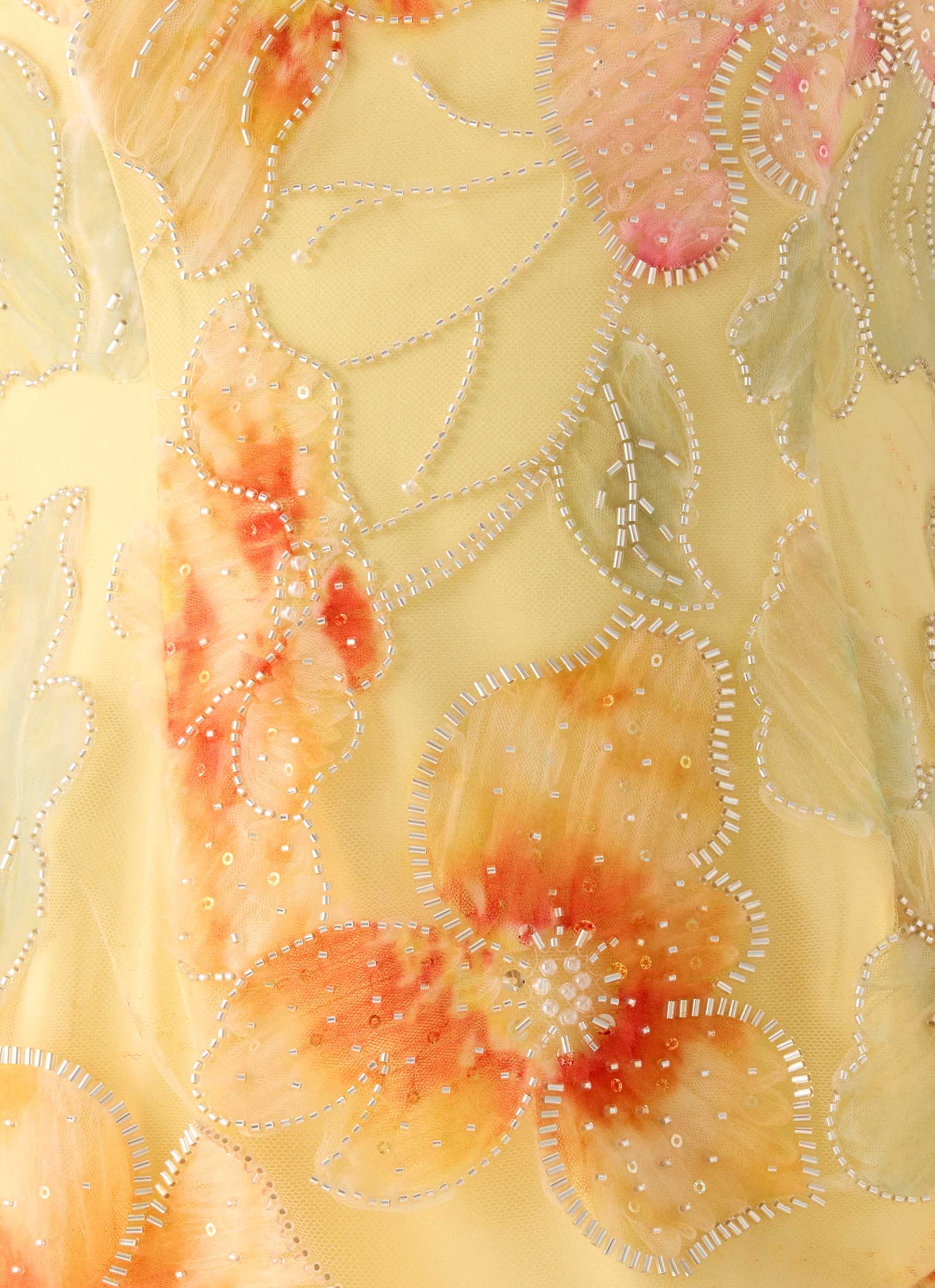 Bliss Beaded Halter Top - Floral Beaded - Image 2