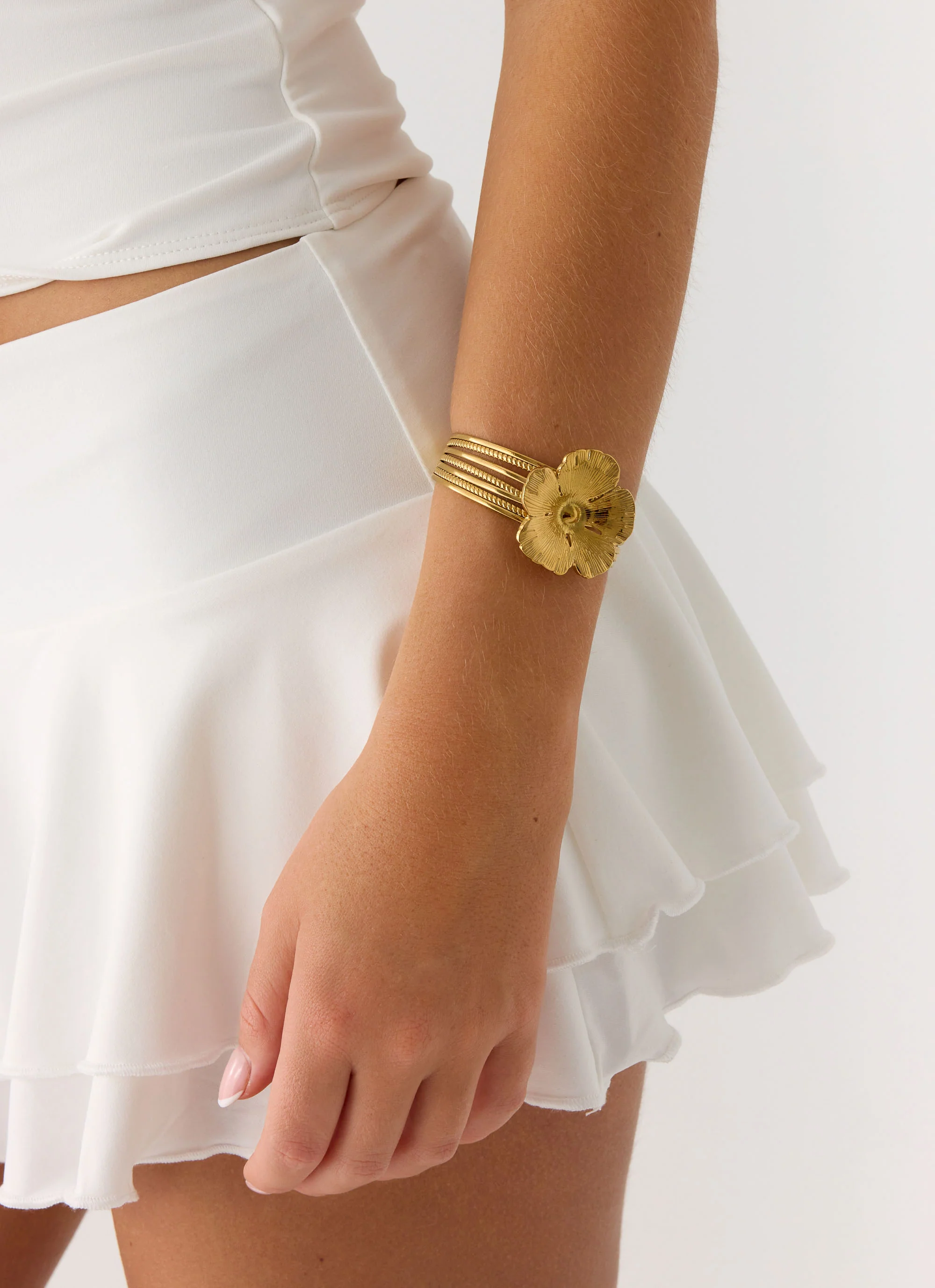 Bloomette Arm Cuff - Gold - Image 2