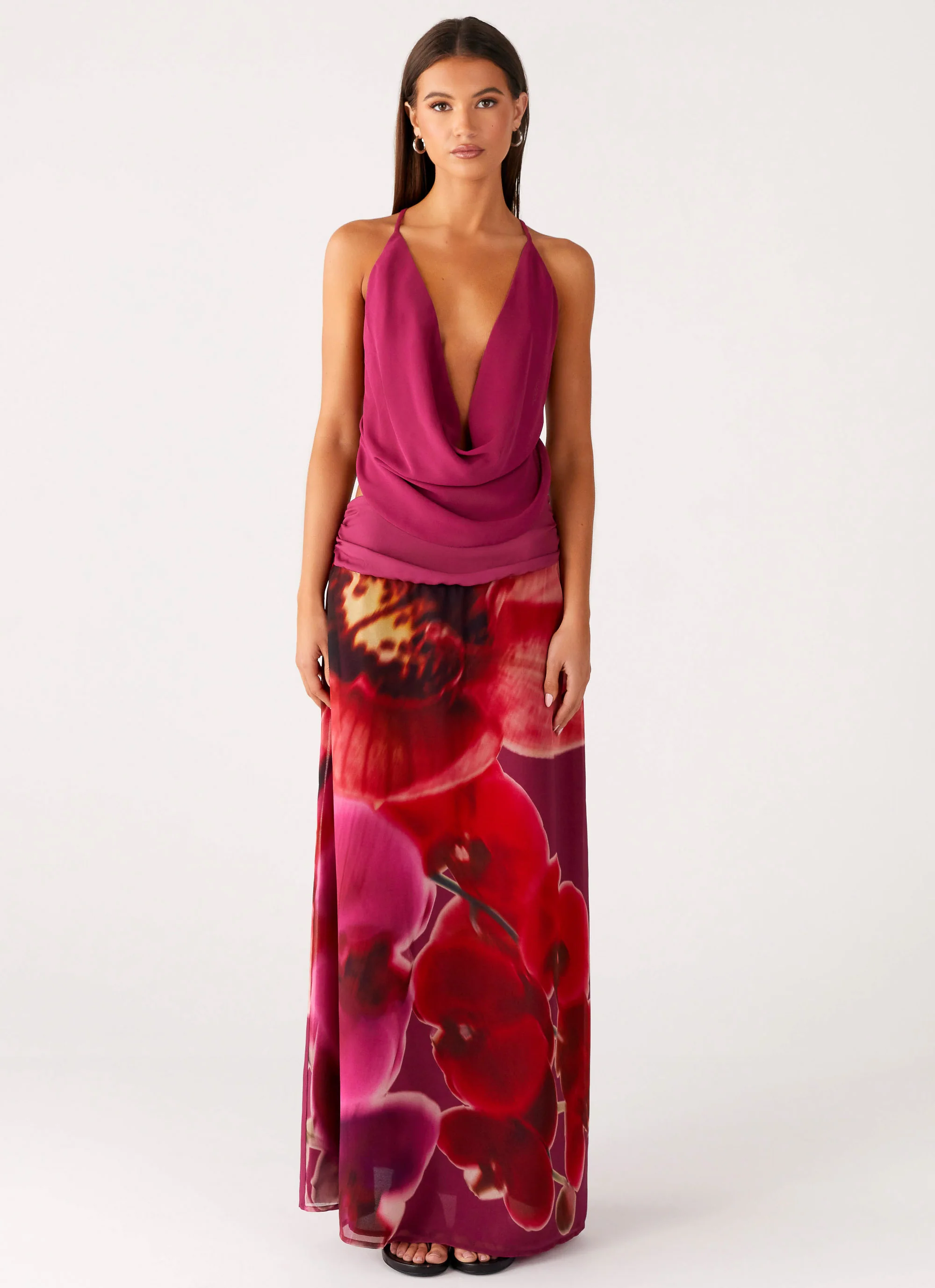 Blushing Bloom Maxi Skirt - Violette Bloom - Image 7