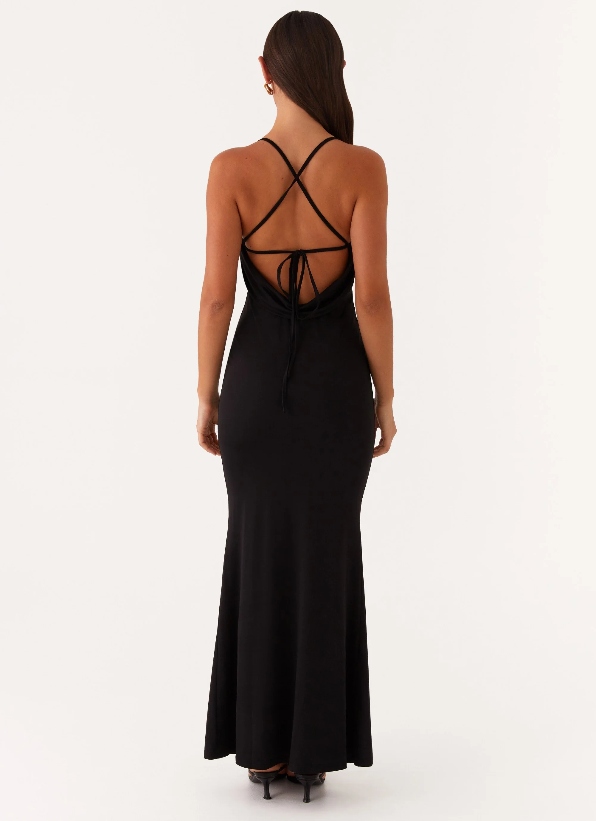 Bombshell Maxi Dress - Black - Image 4