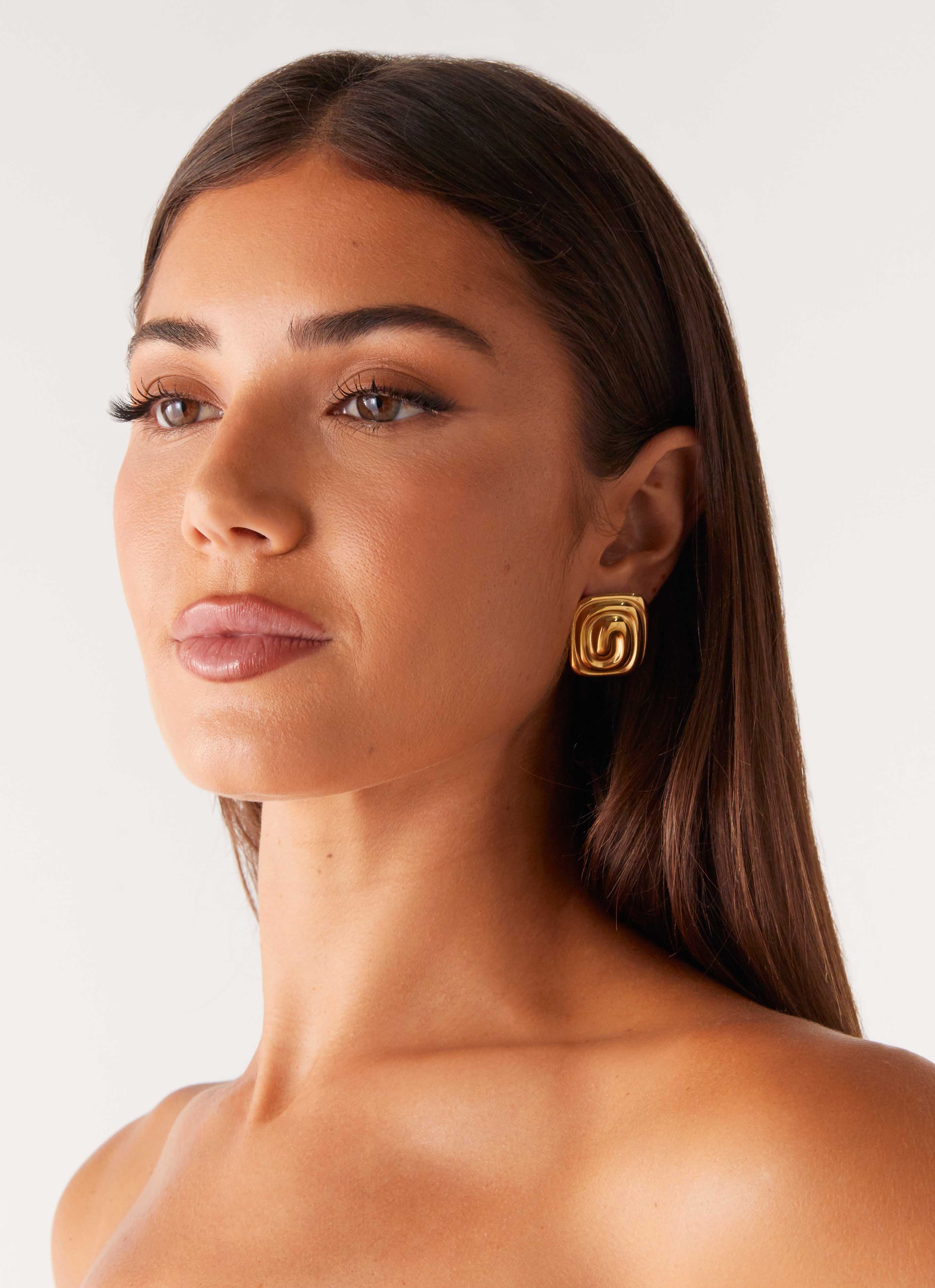 Bowie Earrings - Gold - Image 2