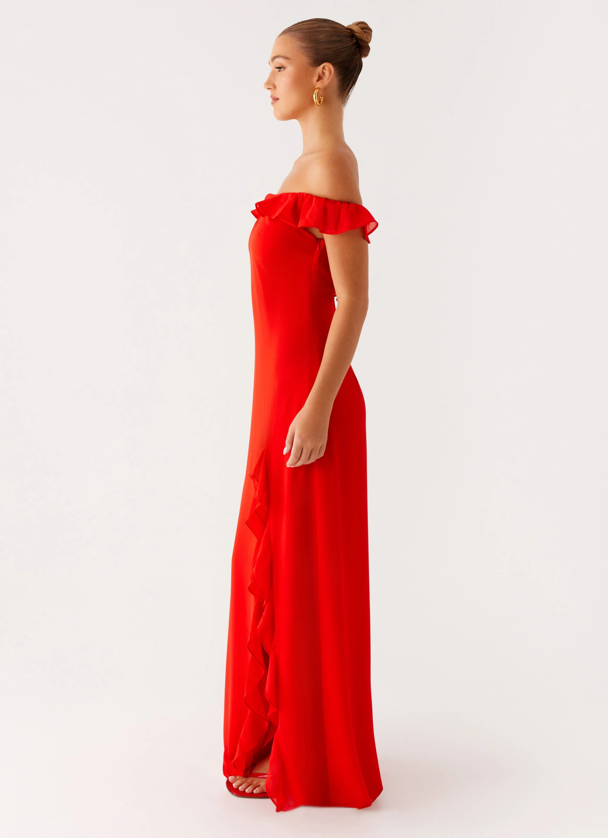Braxton Maxi Dress - Red - Image 6