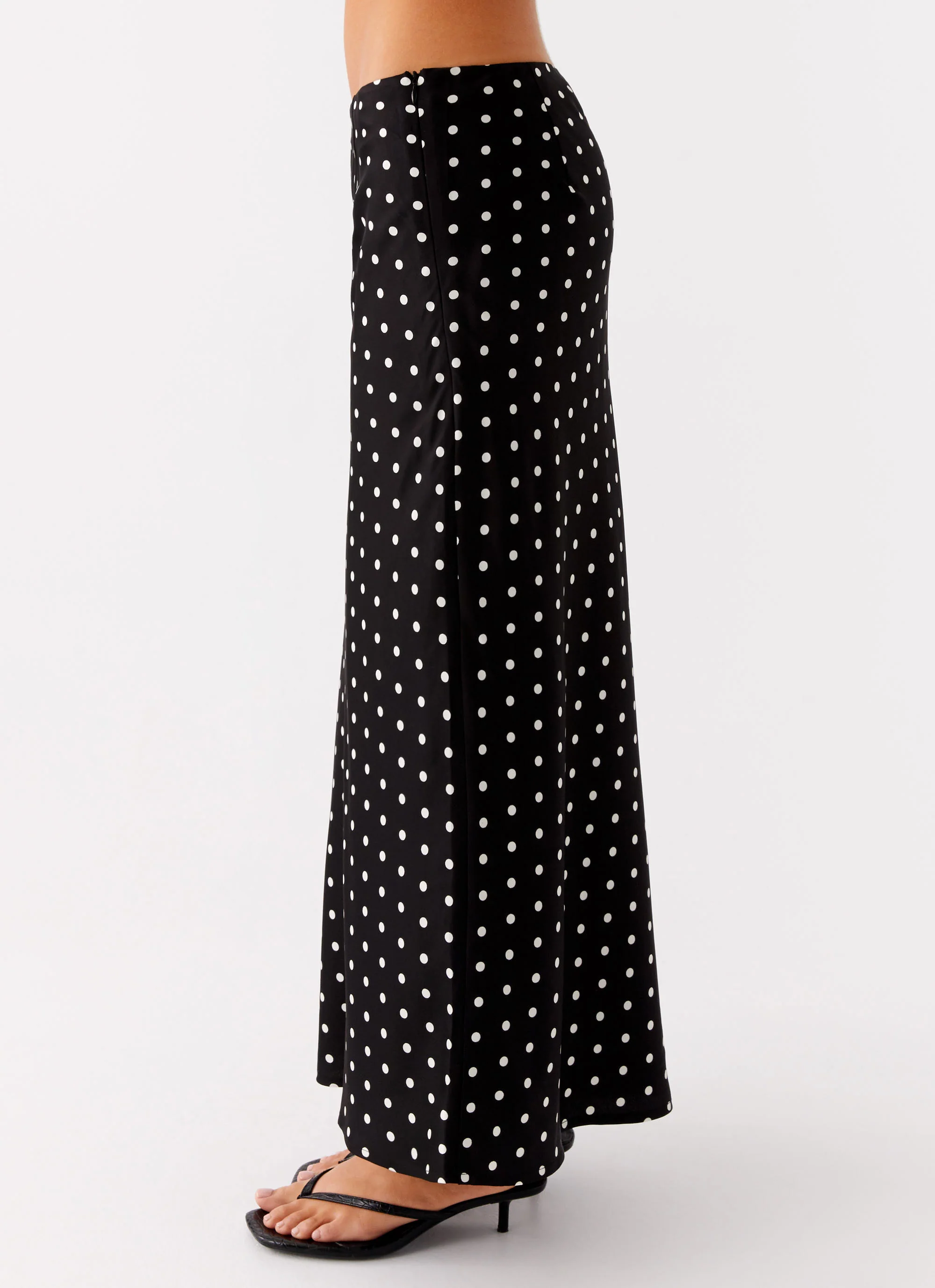 Breanne Midi Skirt - Black Polka Dot - Image 2