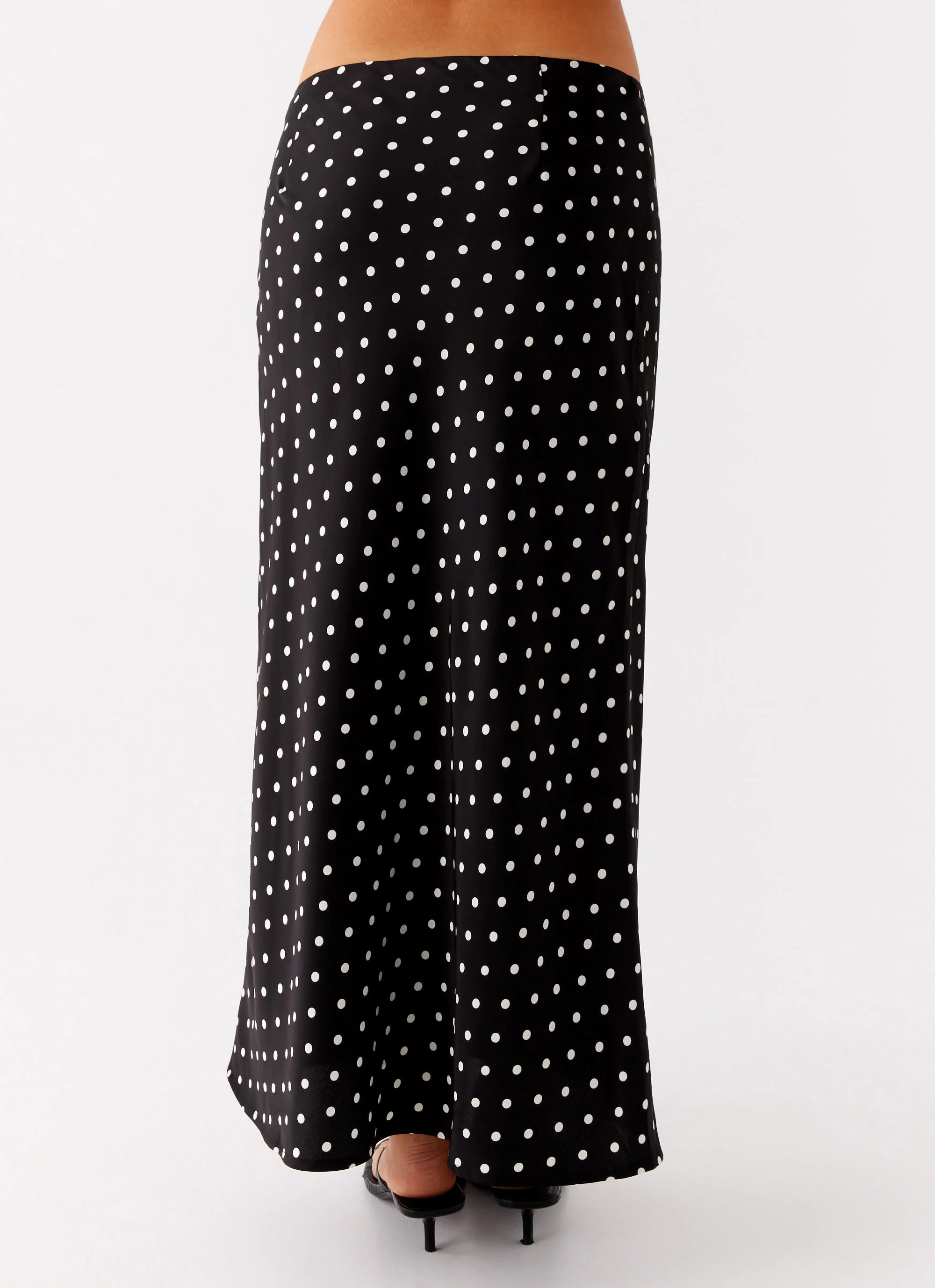 Breanne Midi Skirt - Black Polka Dot - Image 3