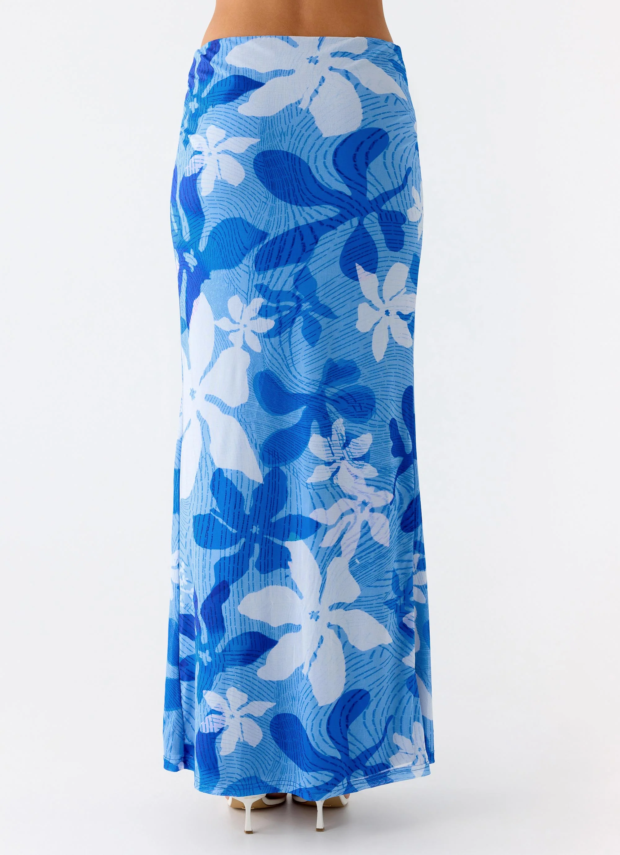 Briene Maxi Skirt - Sea Blue - Image 3