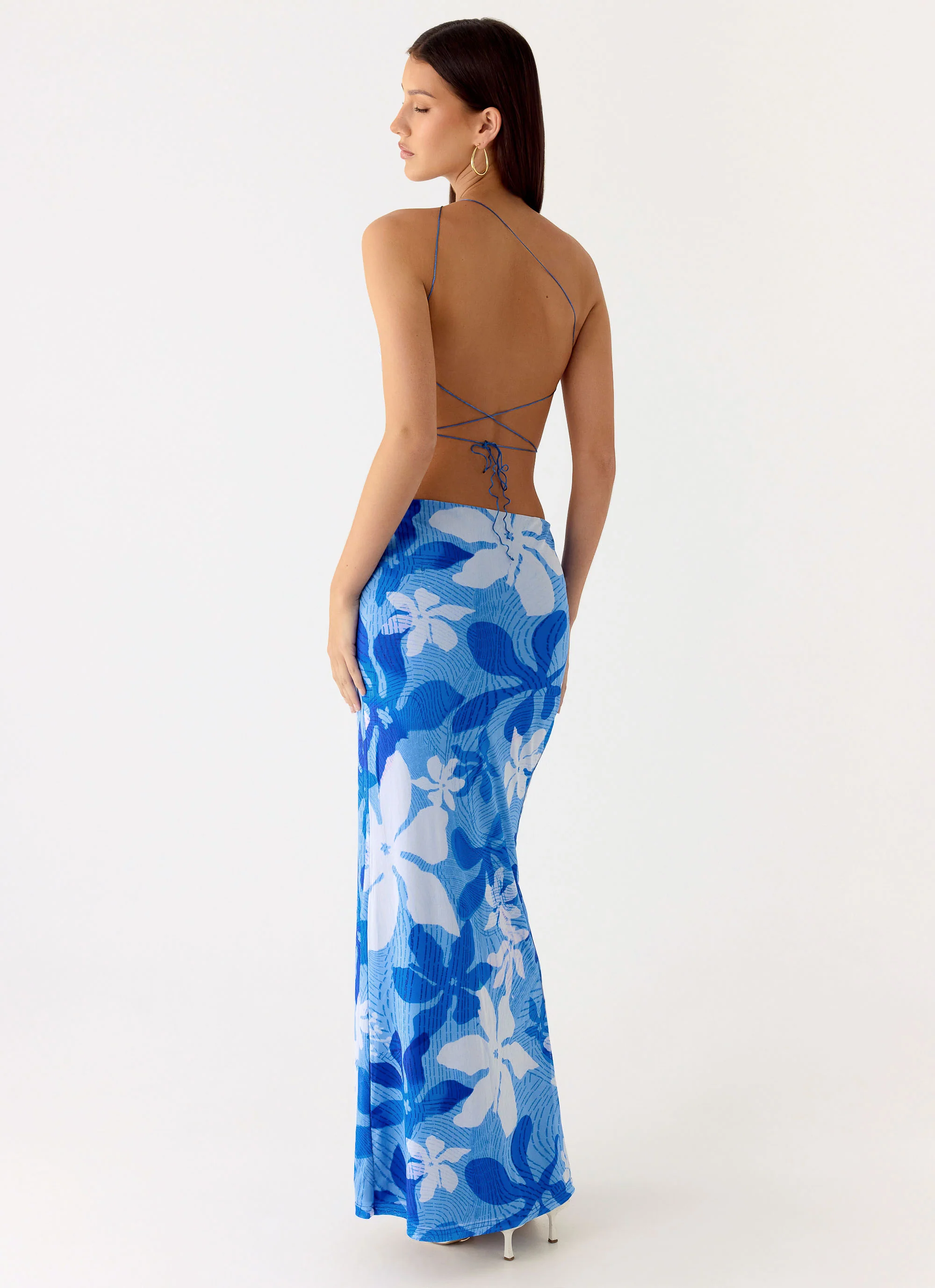 Briene Maxi Skirt - Sea Blue - Image 6