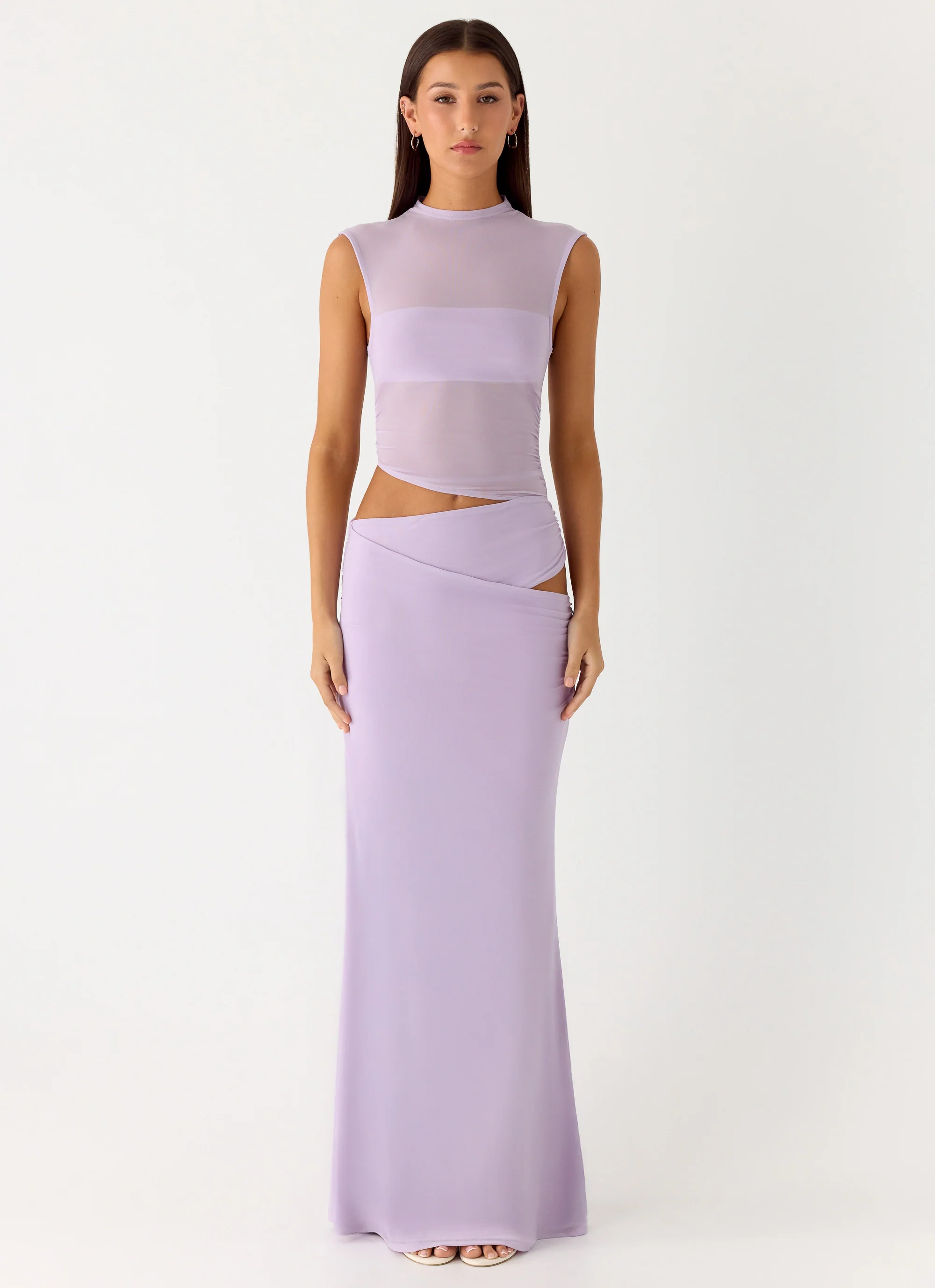 Briony Maxi Dress - Lavender - Image 2