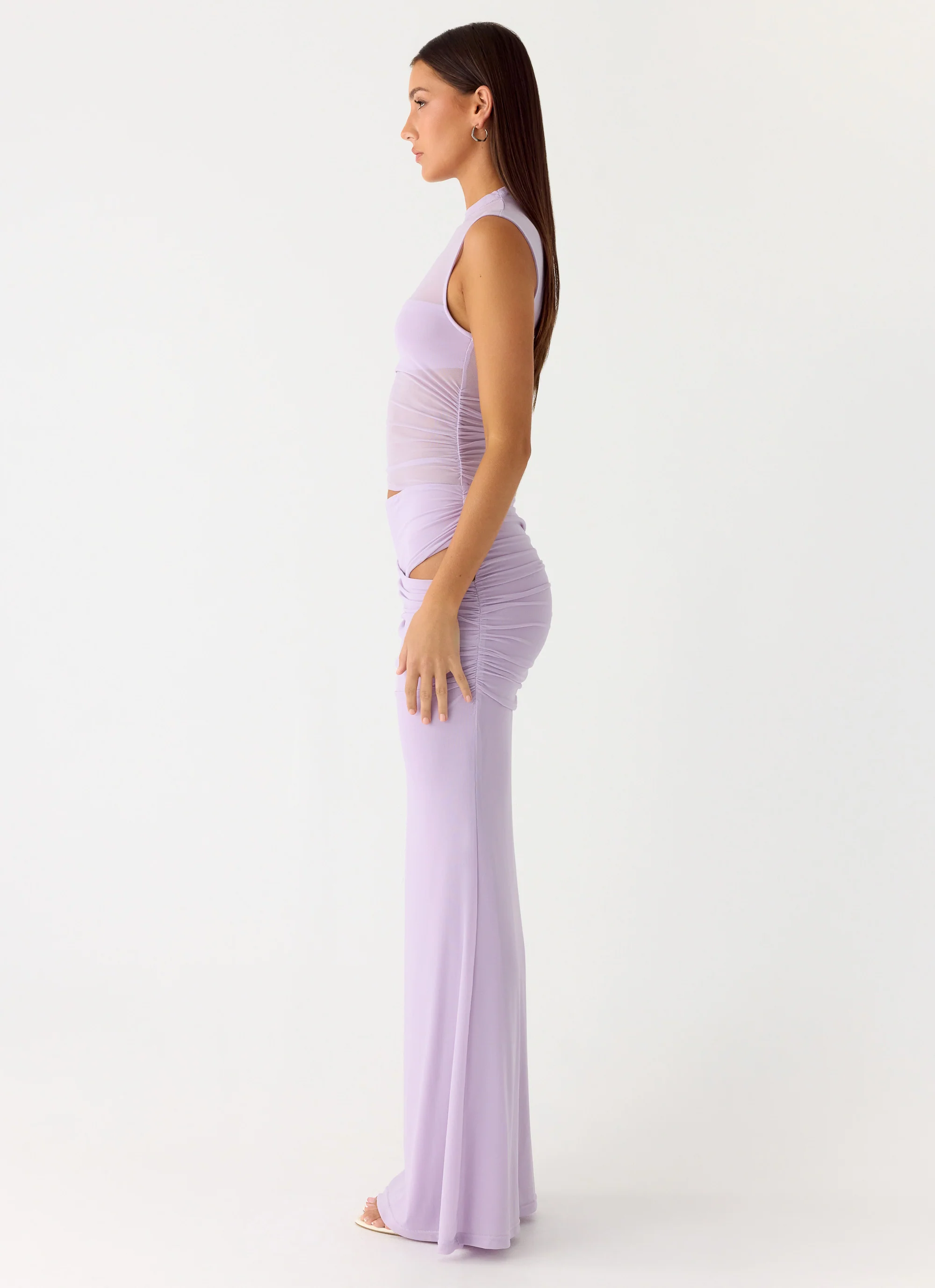Briony Maxi Dress - Lavender - Image 3