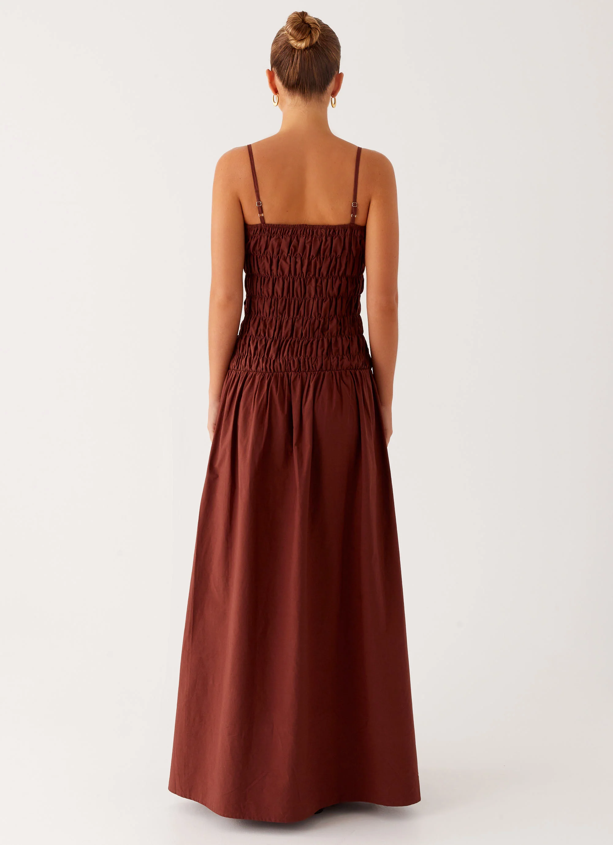 Brooke Maxi Dress - Chocolate - Image 3