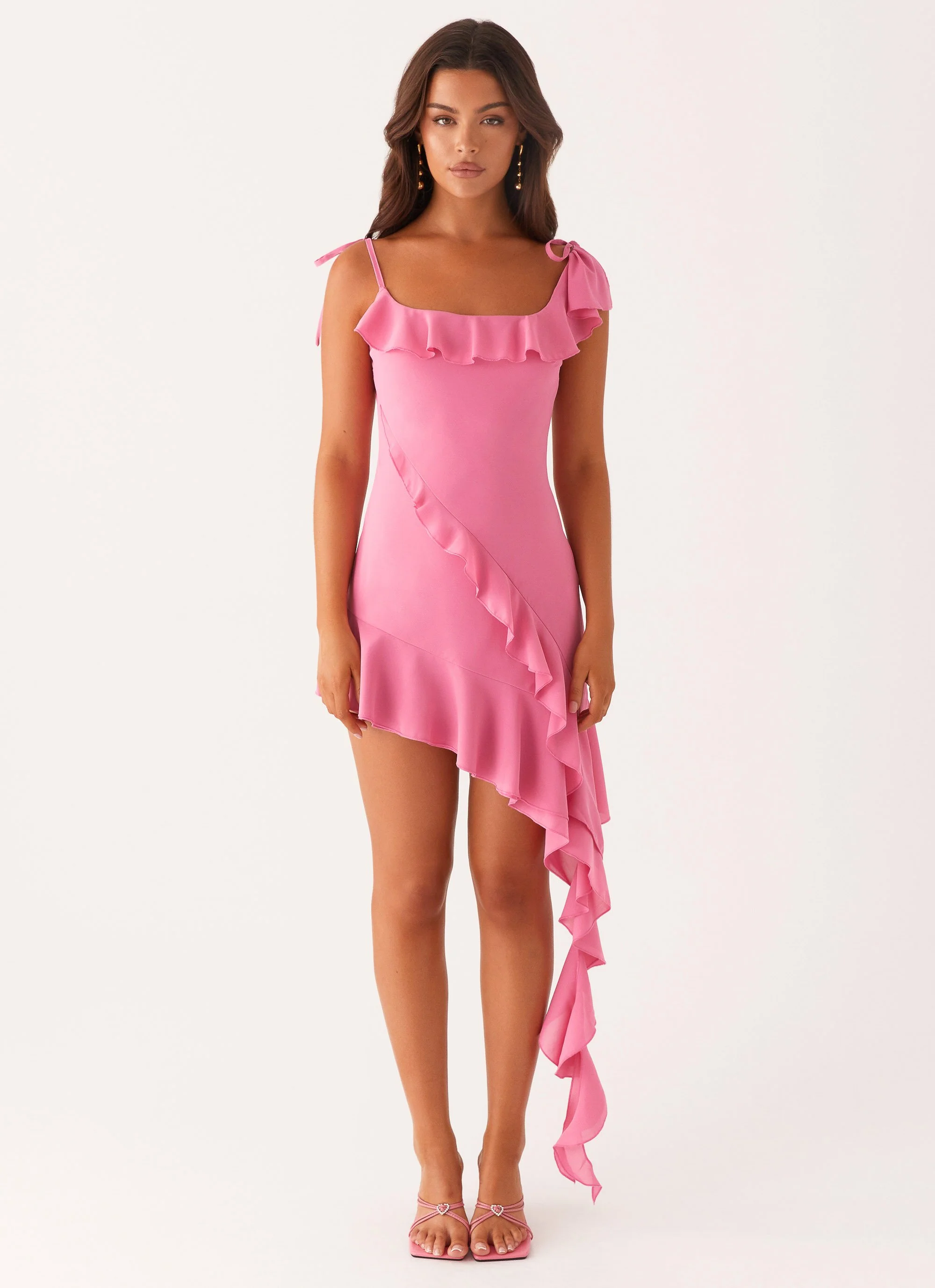 Brylee Mini Dress - Fuchsia - Image 2