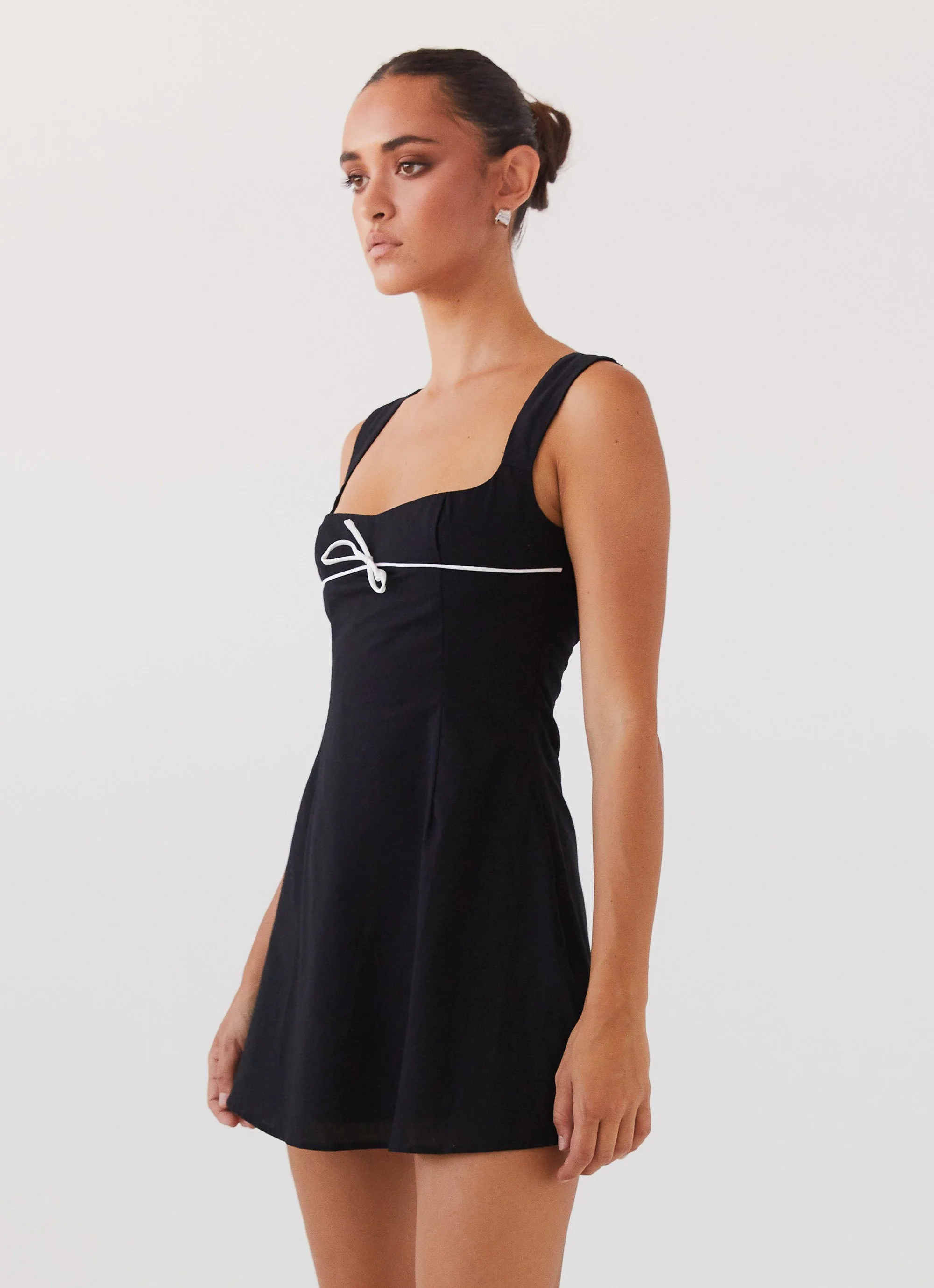 Cadence Mini Dress - Black - Image 3
