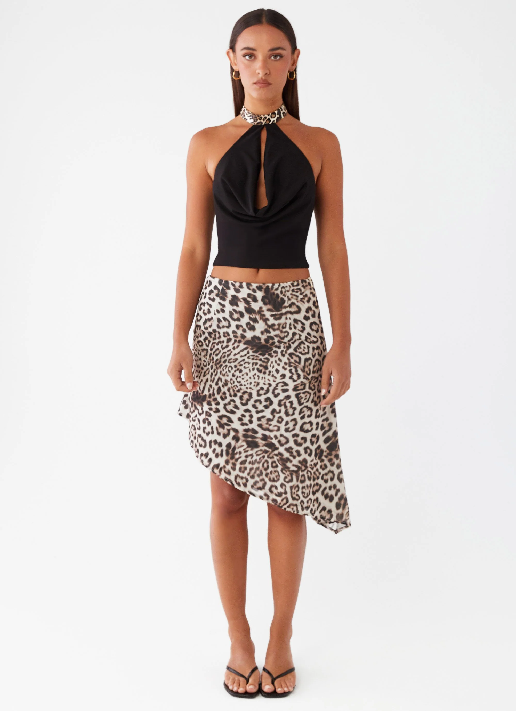 Cairo Halter Top - Black - Image 2