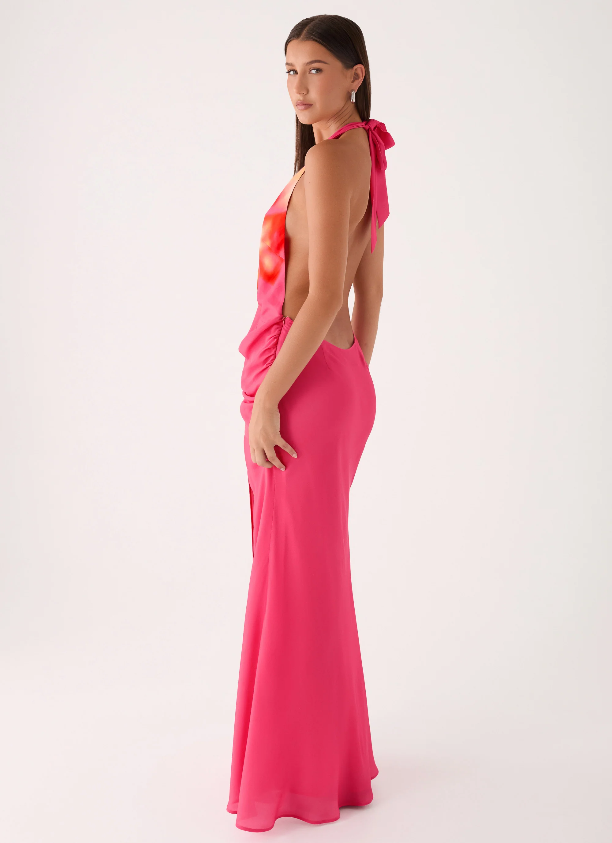 Calanbra Maxi Dress - Fuchsia - Image 4