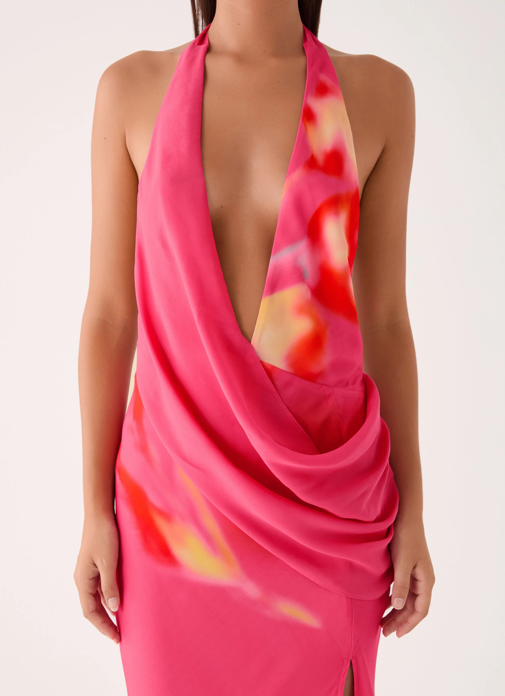 Calanbra Maxi Dress - Fuchsia - Image 5