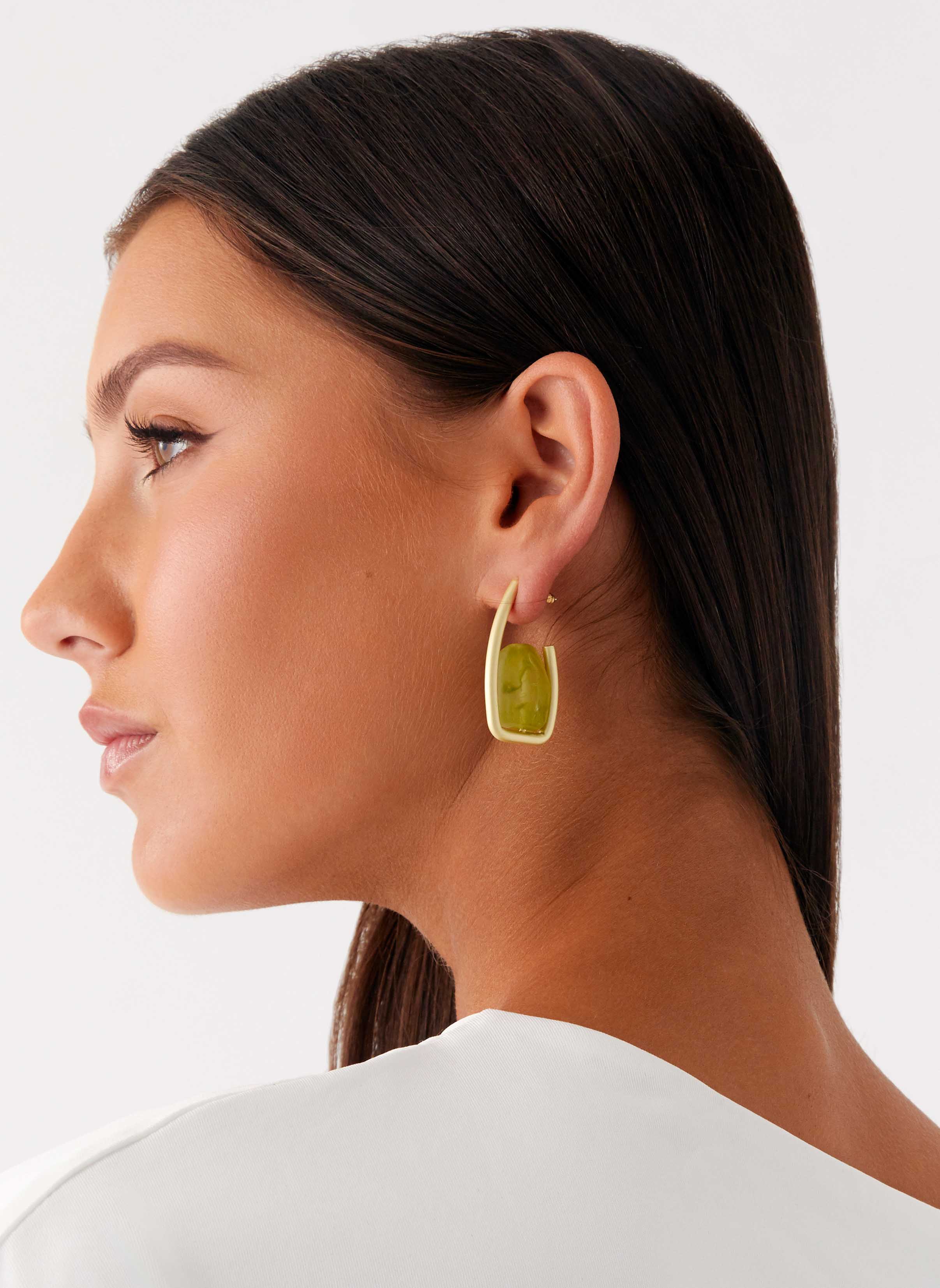 Cali Shore Earrings - Green - Image 3