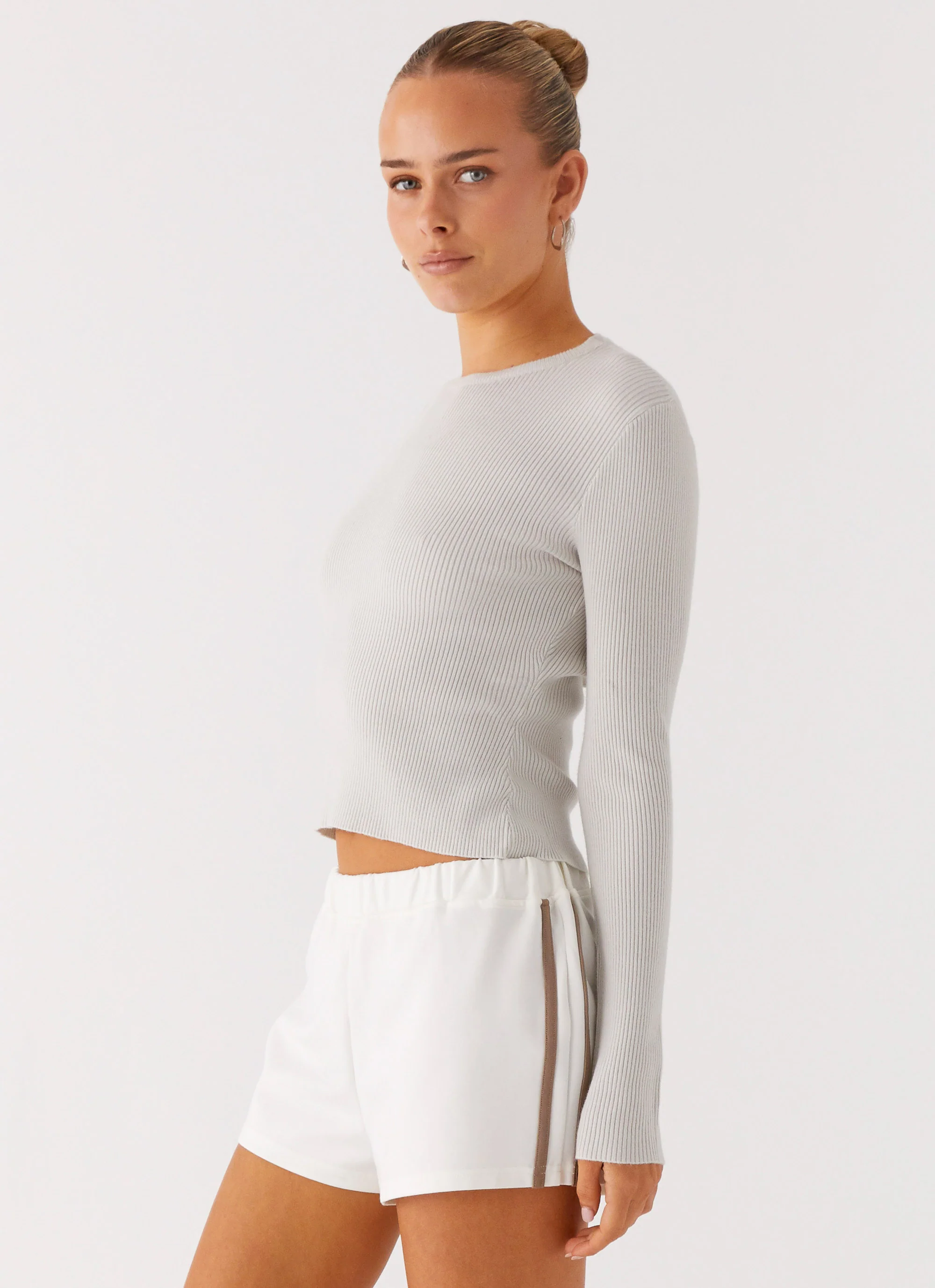 Carissa Open Back Top - Grey - Image 2