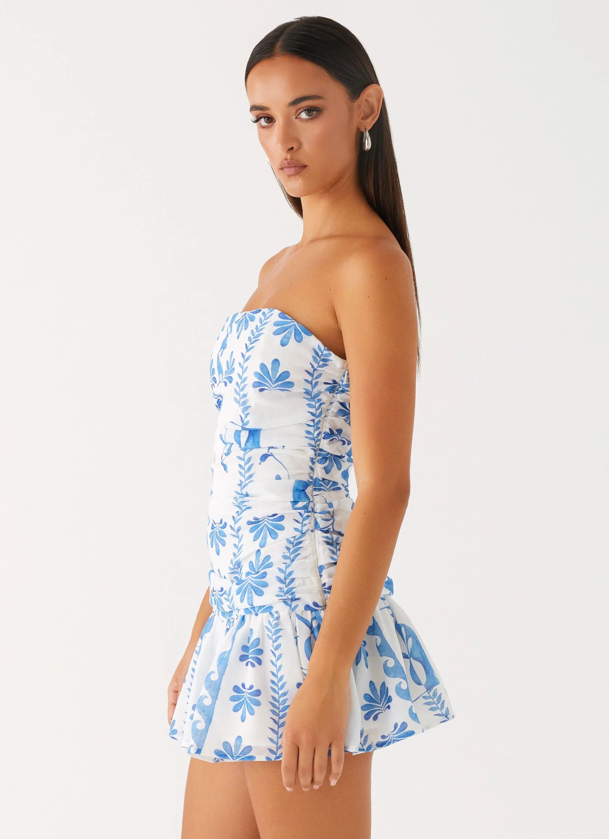 Carmel Mini Dress - Floral Wave - Image 3