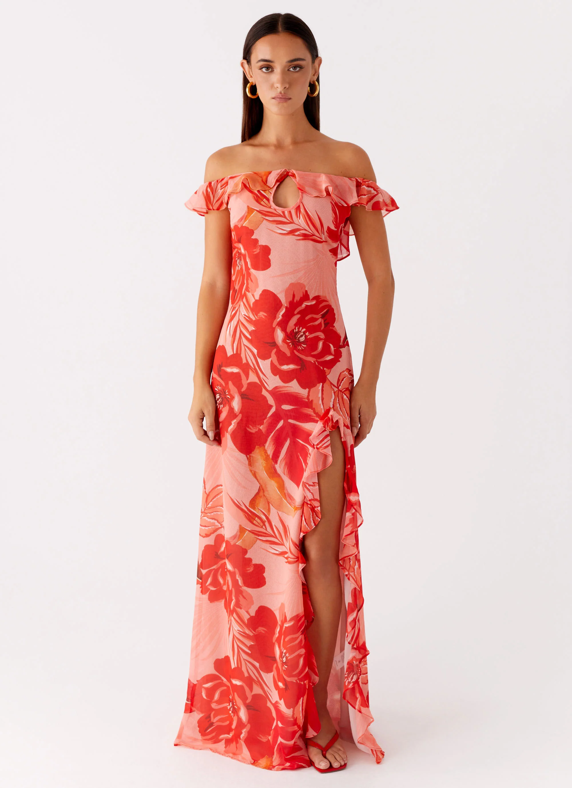 Cassiday Maxi Dress - Sicily Sunsets Print - Image 2
