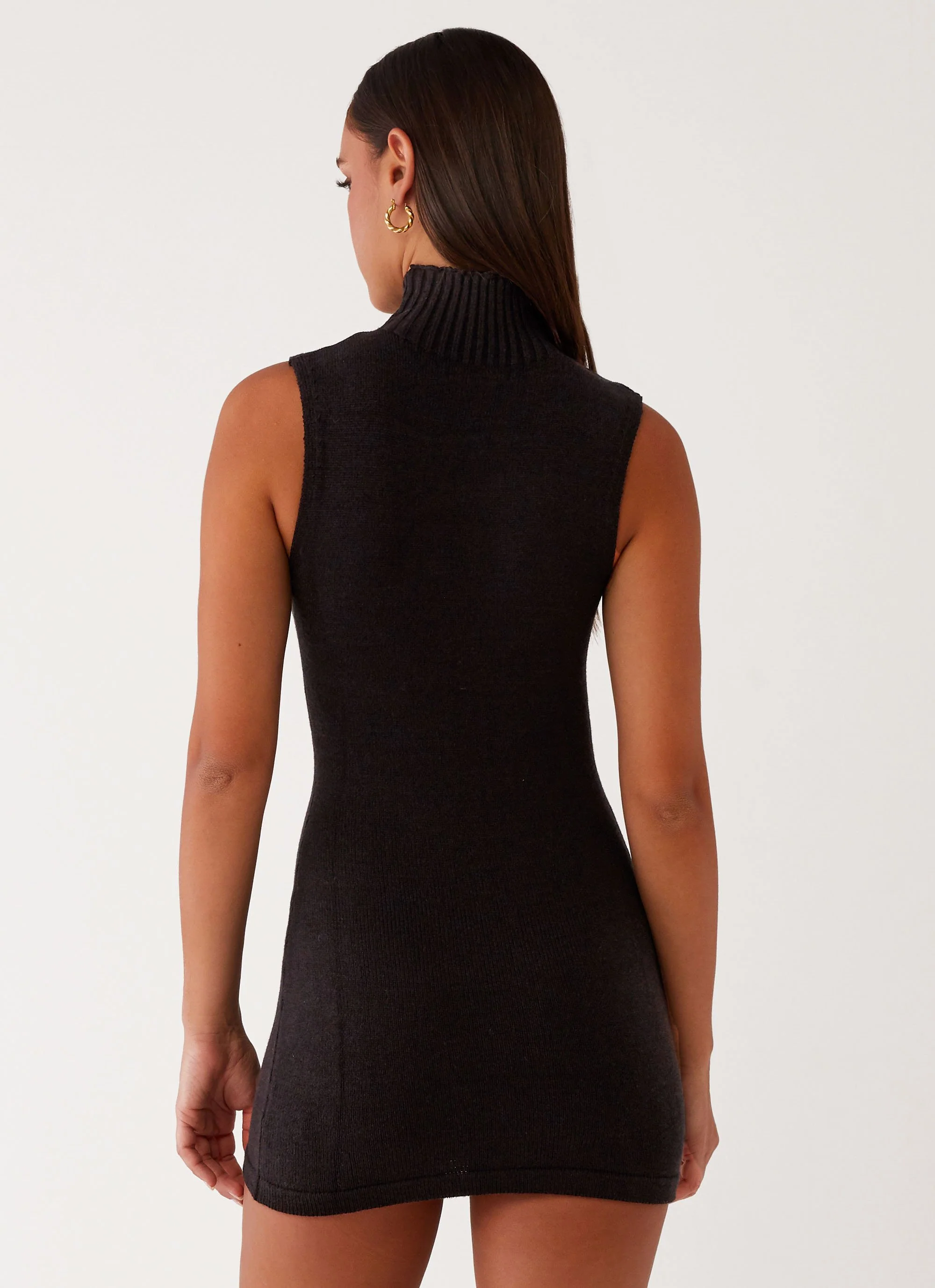 Cece Mini Dress - Black - Image 3