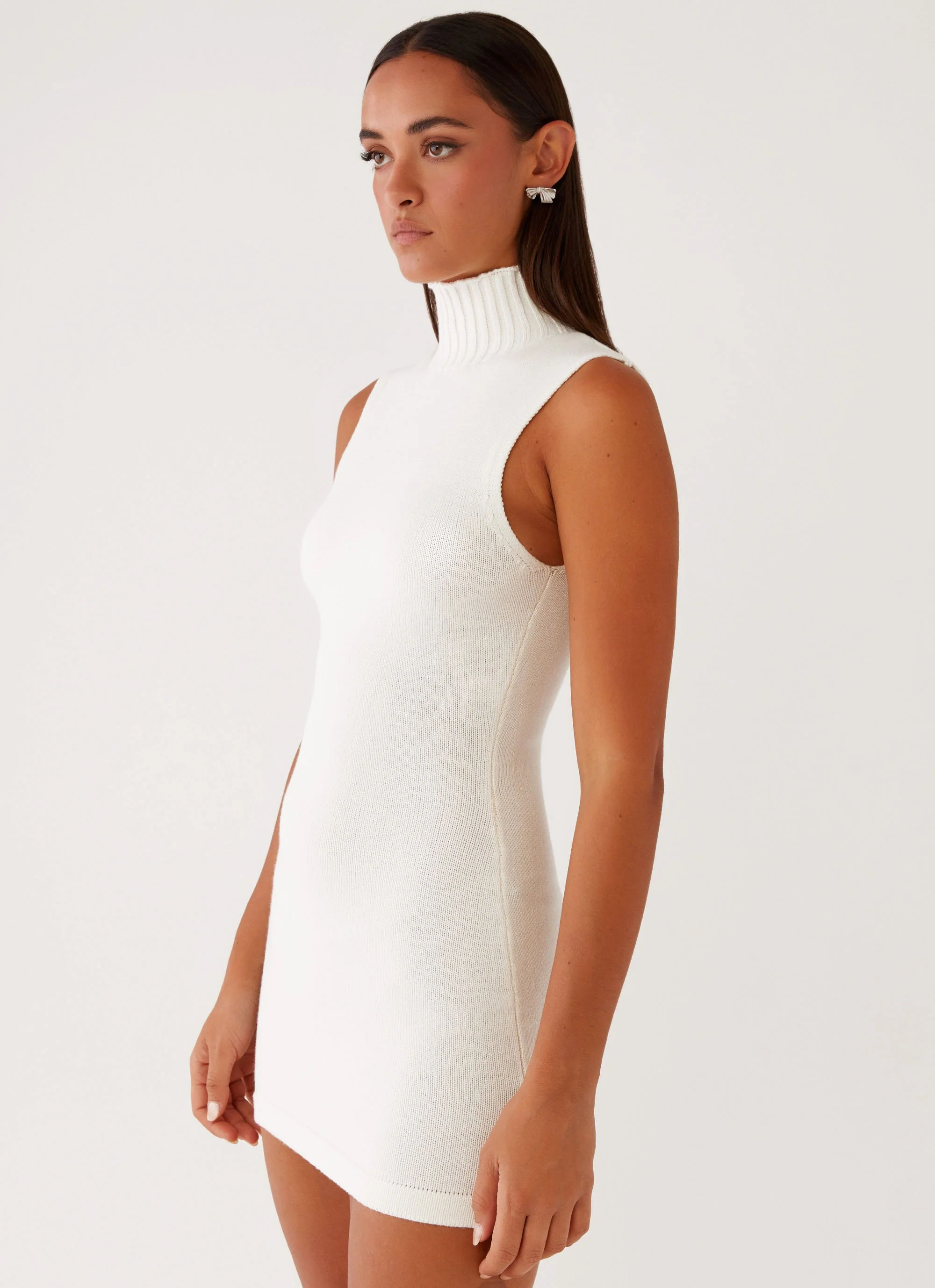 Cece Mini Dress - Ivory - Image 3