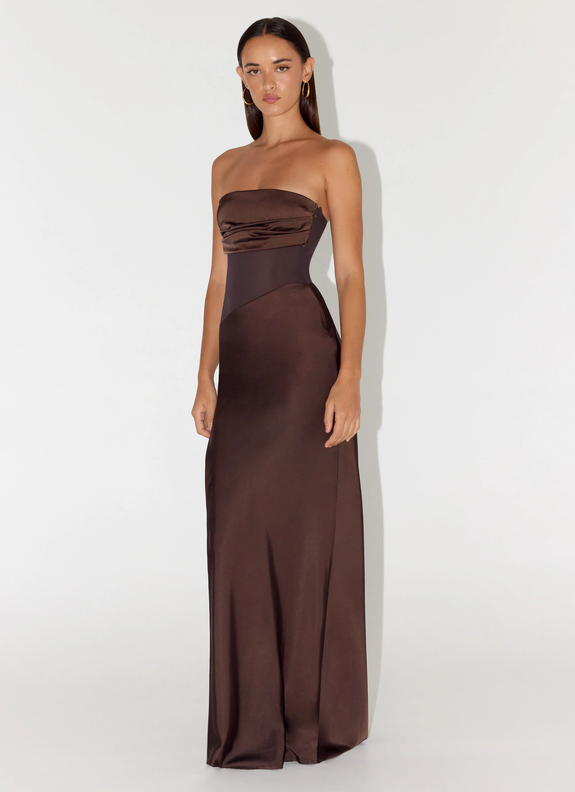 Champagne Skies Maxi Dress - Chocolate - Image 5