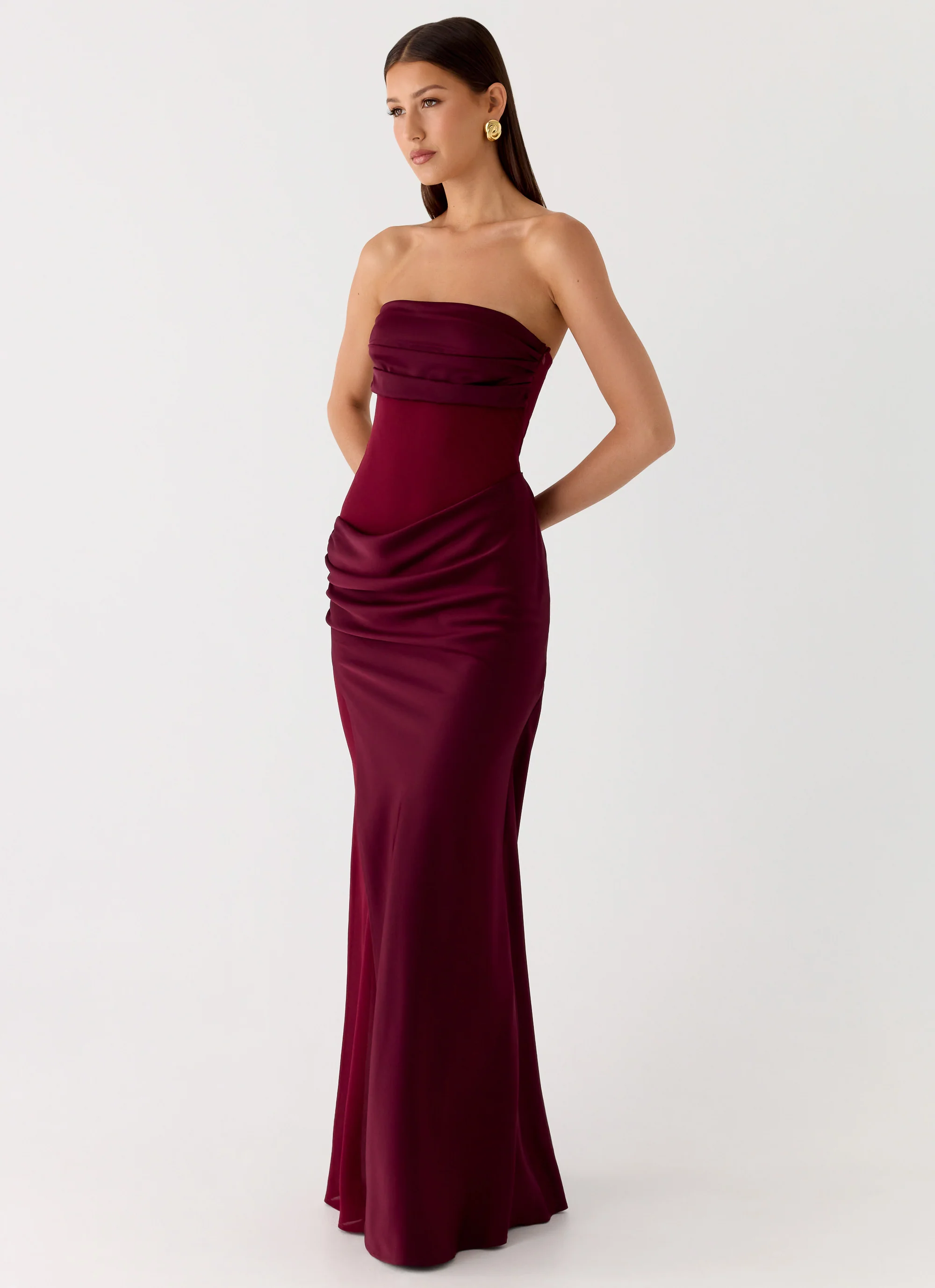 Champagne Skies Maxi Dress - Plum - Image 5