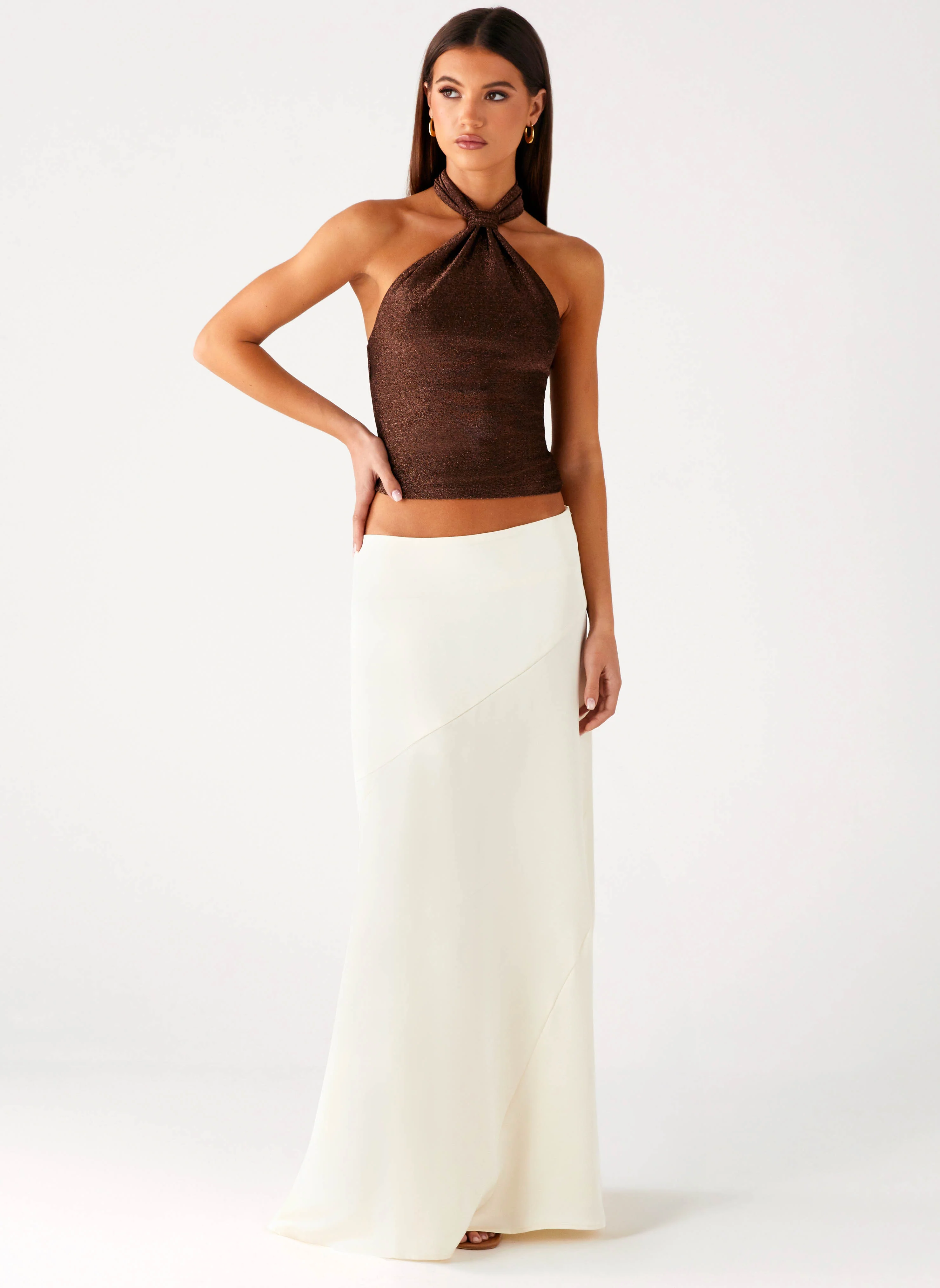 Chandra Maxi Skirt - Ivory - Image 6