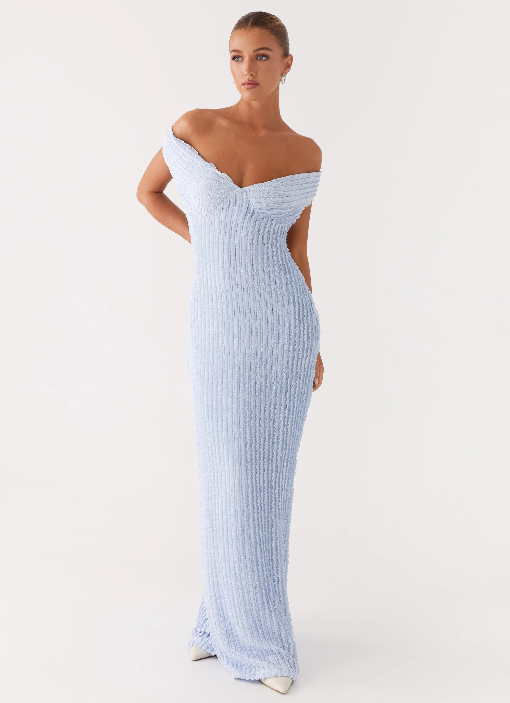 Chantelle Maxi Dress - Blue - Image 5