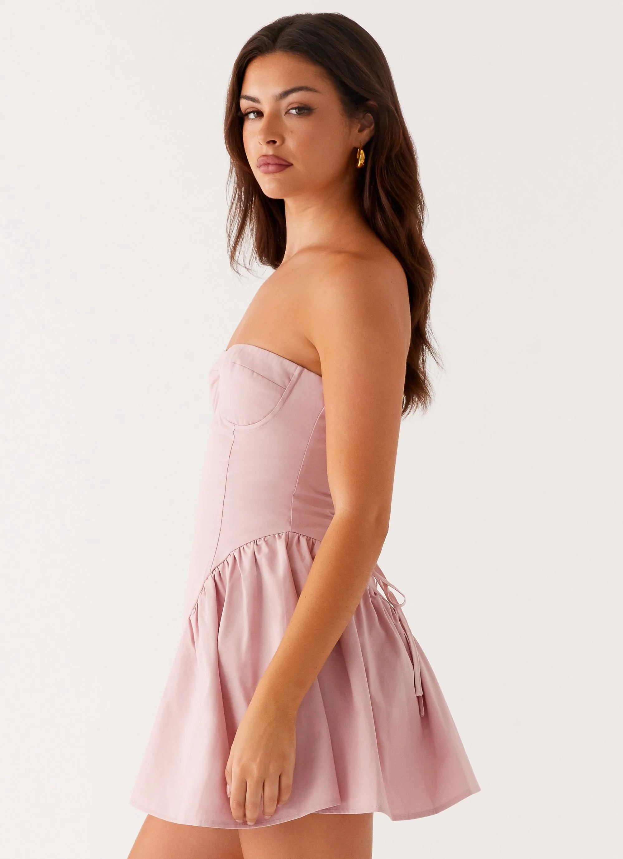 Charlotte Mini Dress - Pink - Image 3