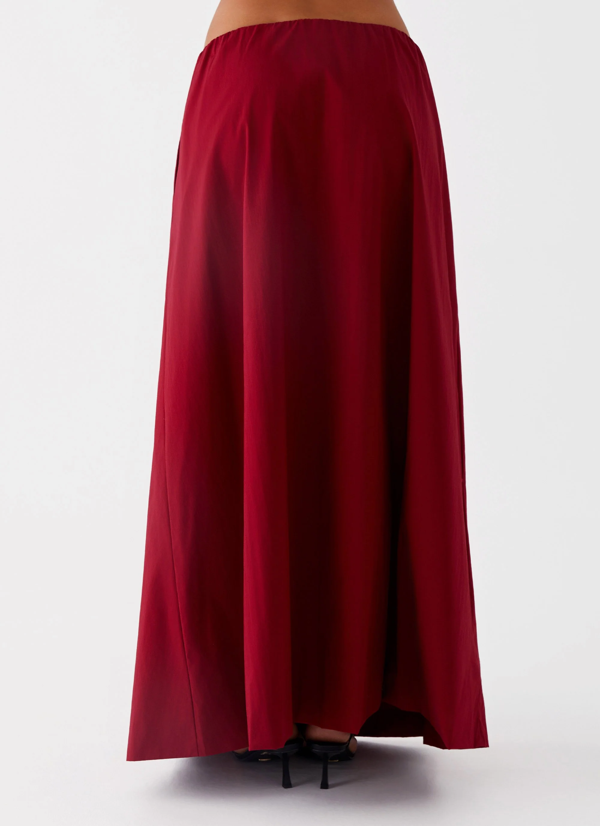 Cheryl Maxi Skirt - Cherry Red - Image 5