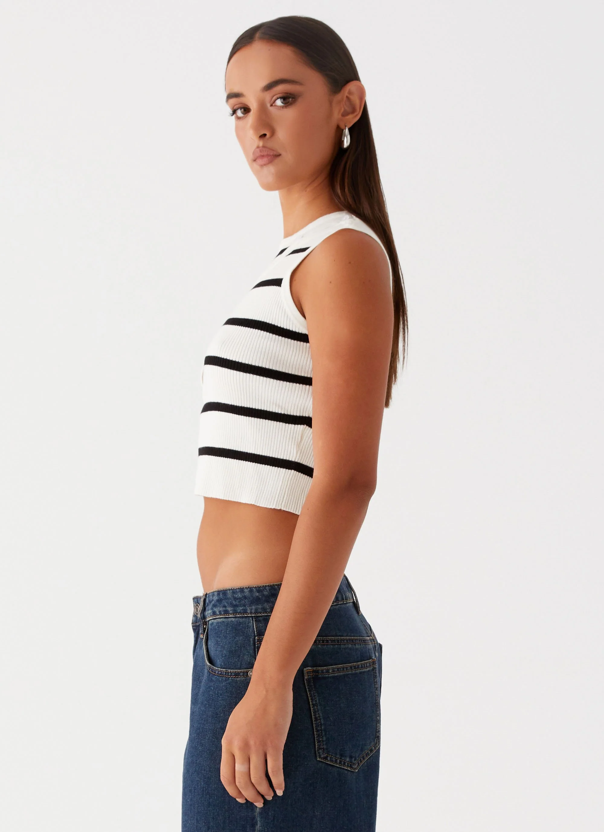 Chromatic Charm Knit Top - Ivory - Image 3
