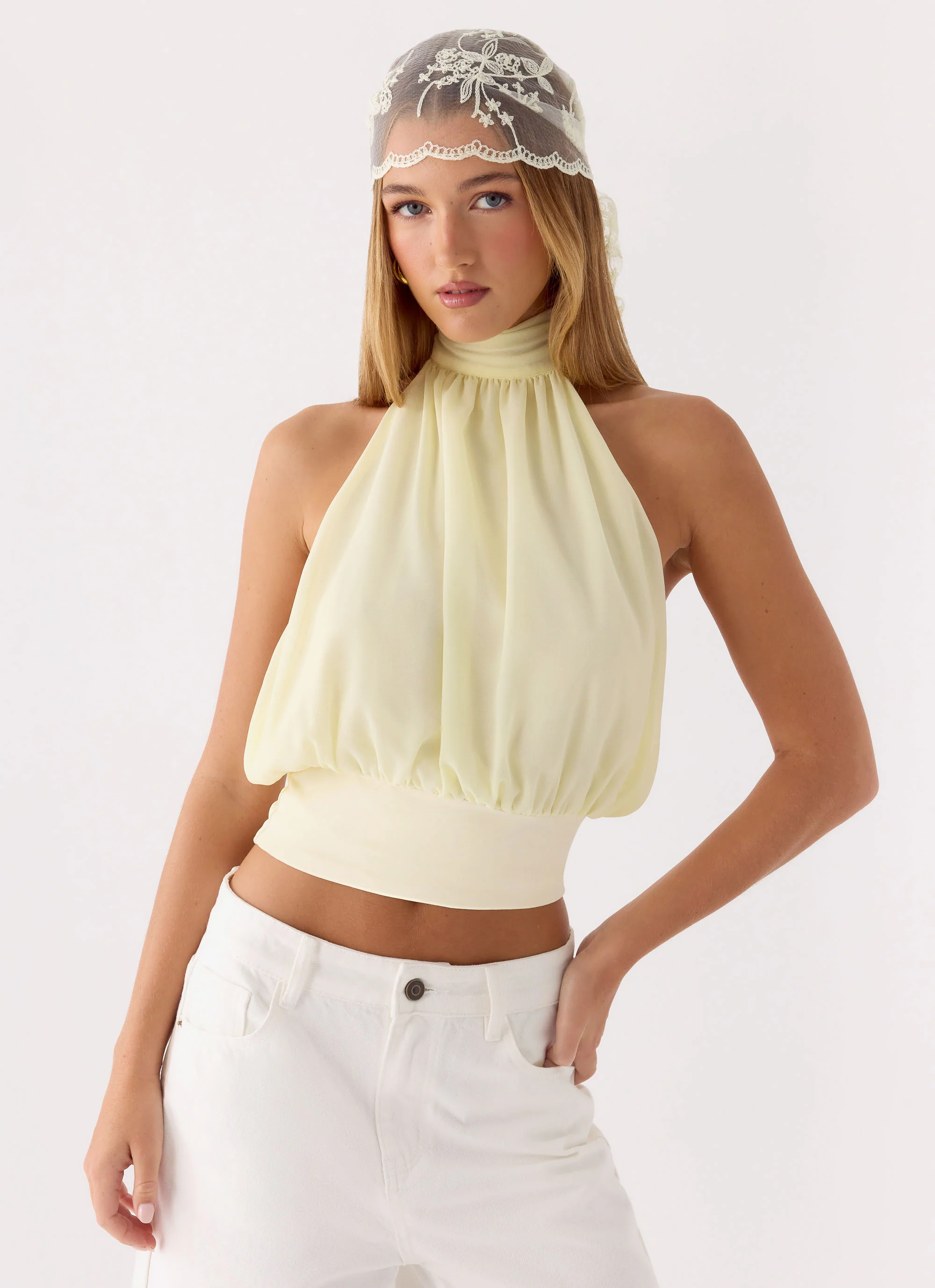 Citrus Squeeze Scarf - Yellow - Image 4
