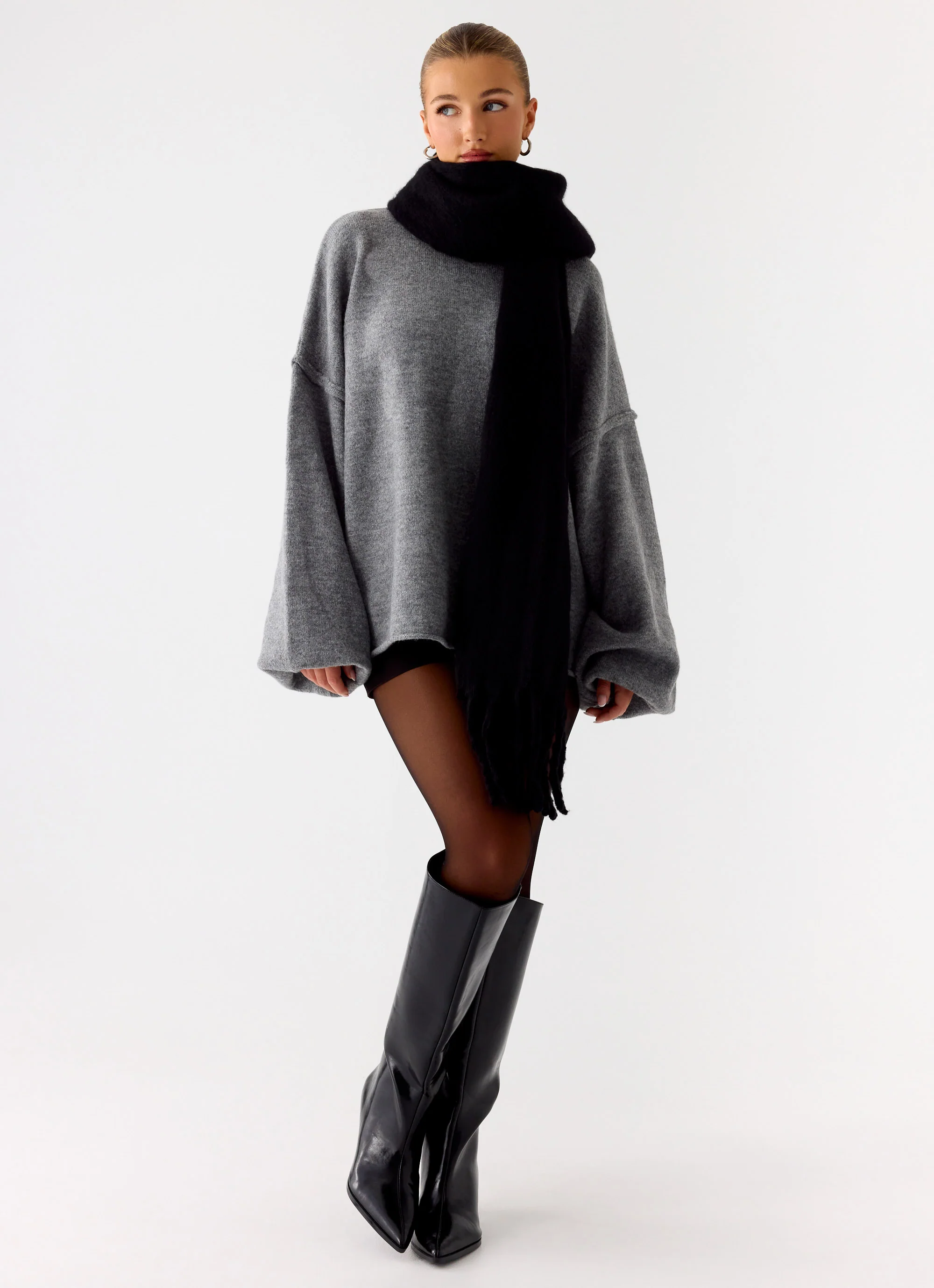 City Siren Scarf - Black - Image 2