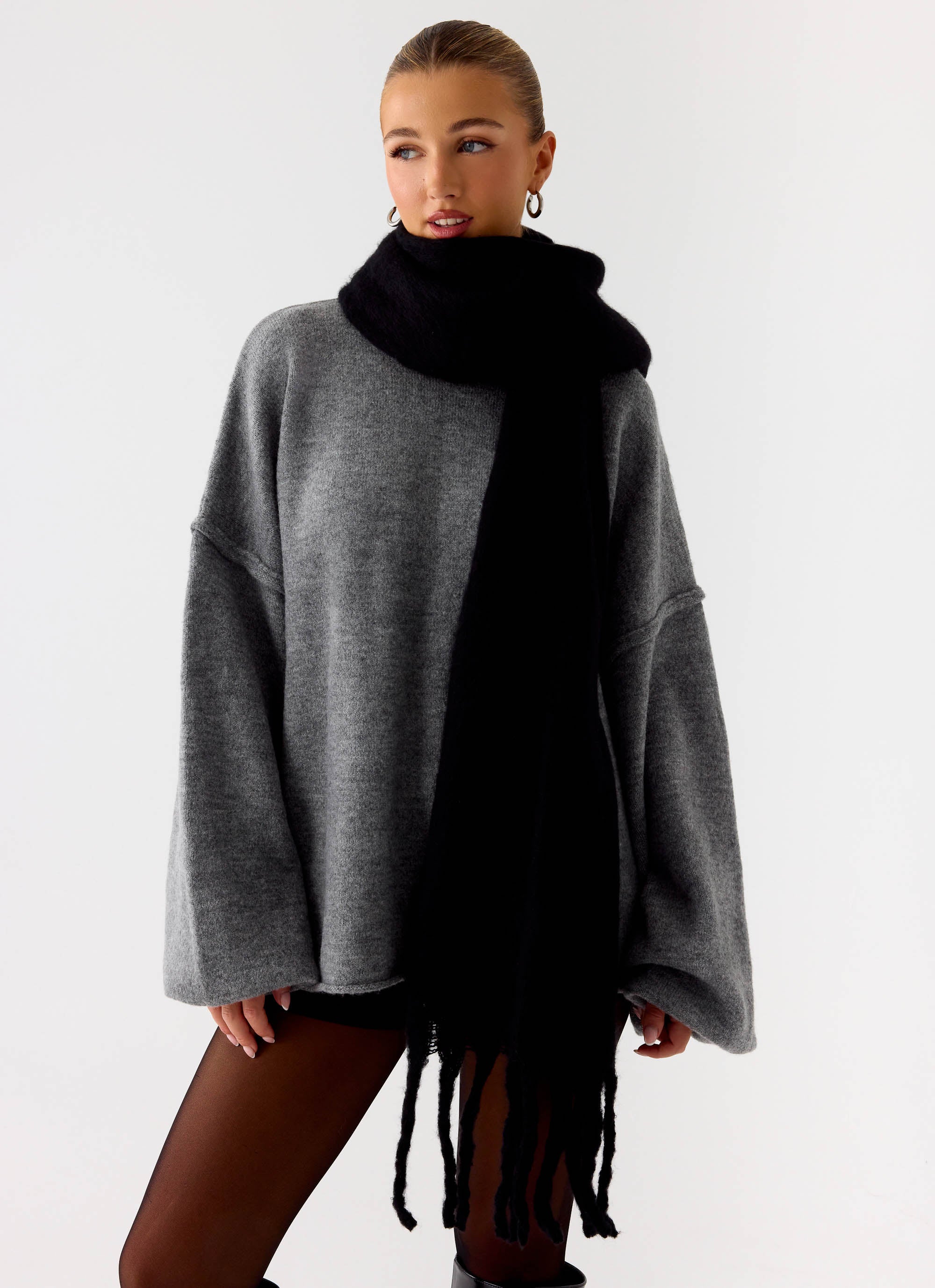 City Siren Scarf - Black - Image 4