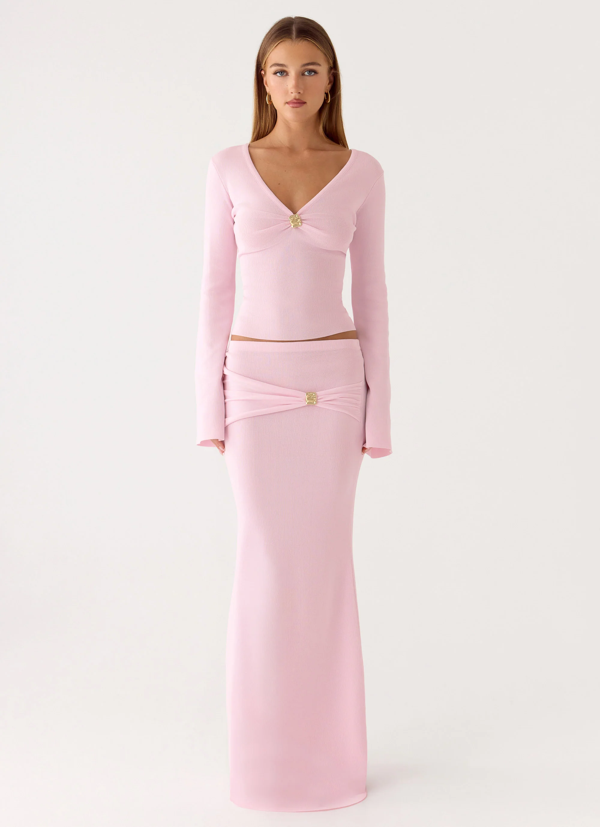 Colipso Long Sleeve Top - Pink - Image 6