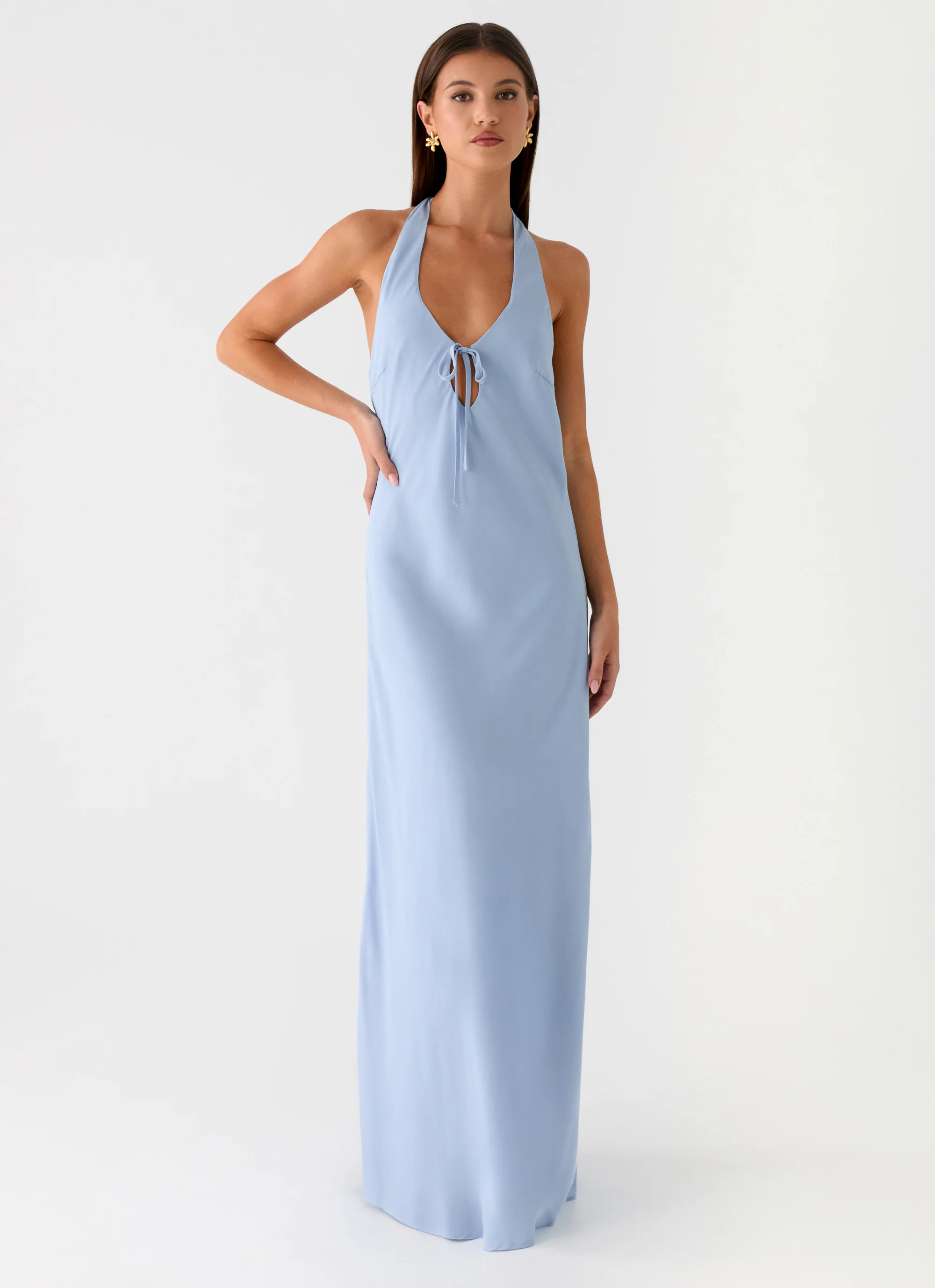 Coralie Maxi Dress - Blue - Image 5