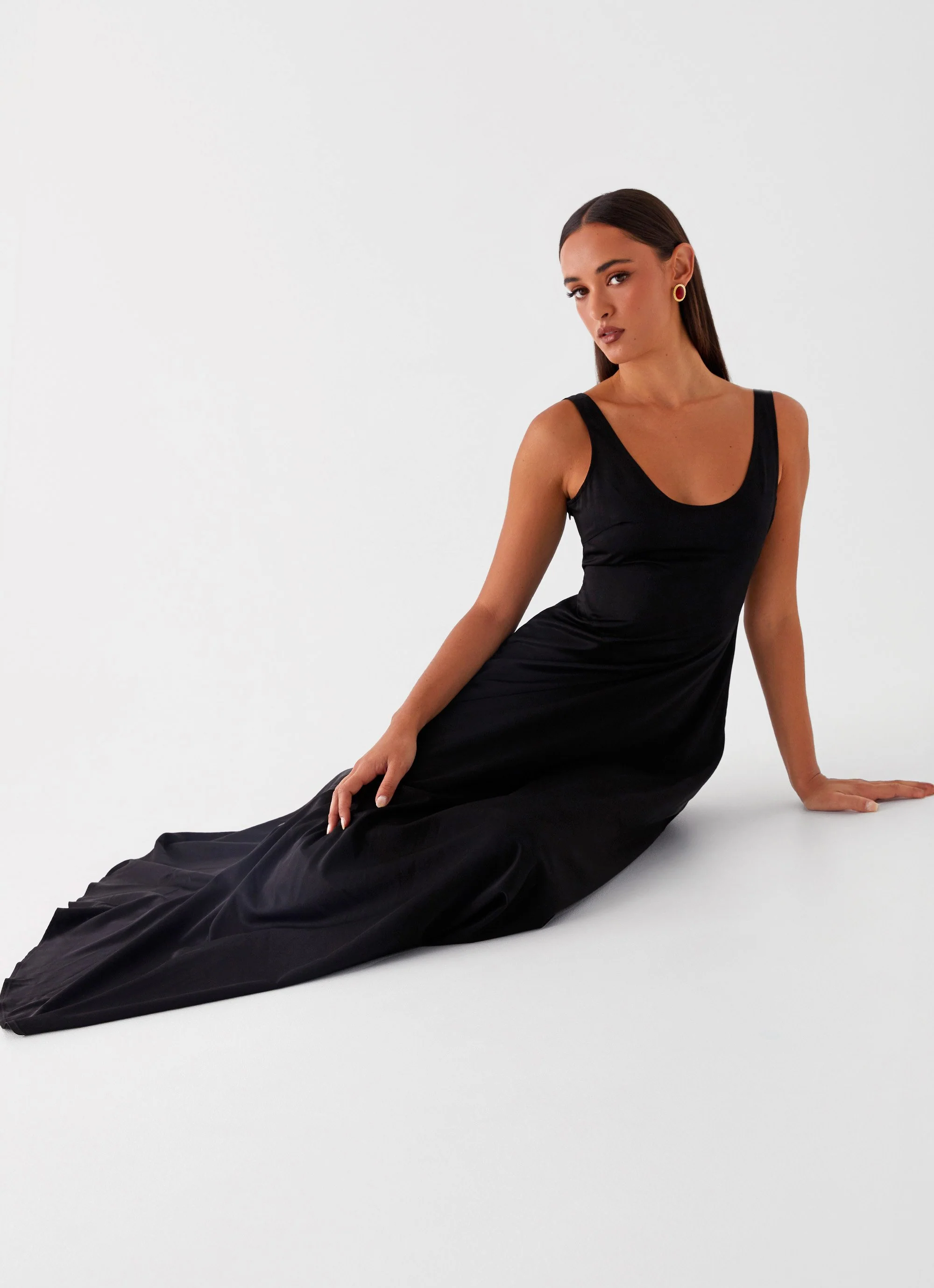 Cosma Maxi Dress - Black - Image 6