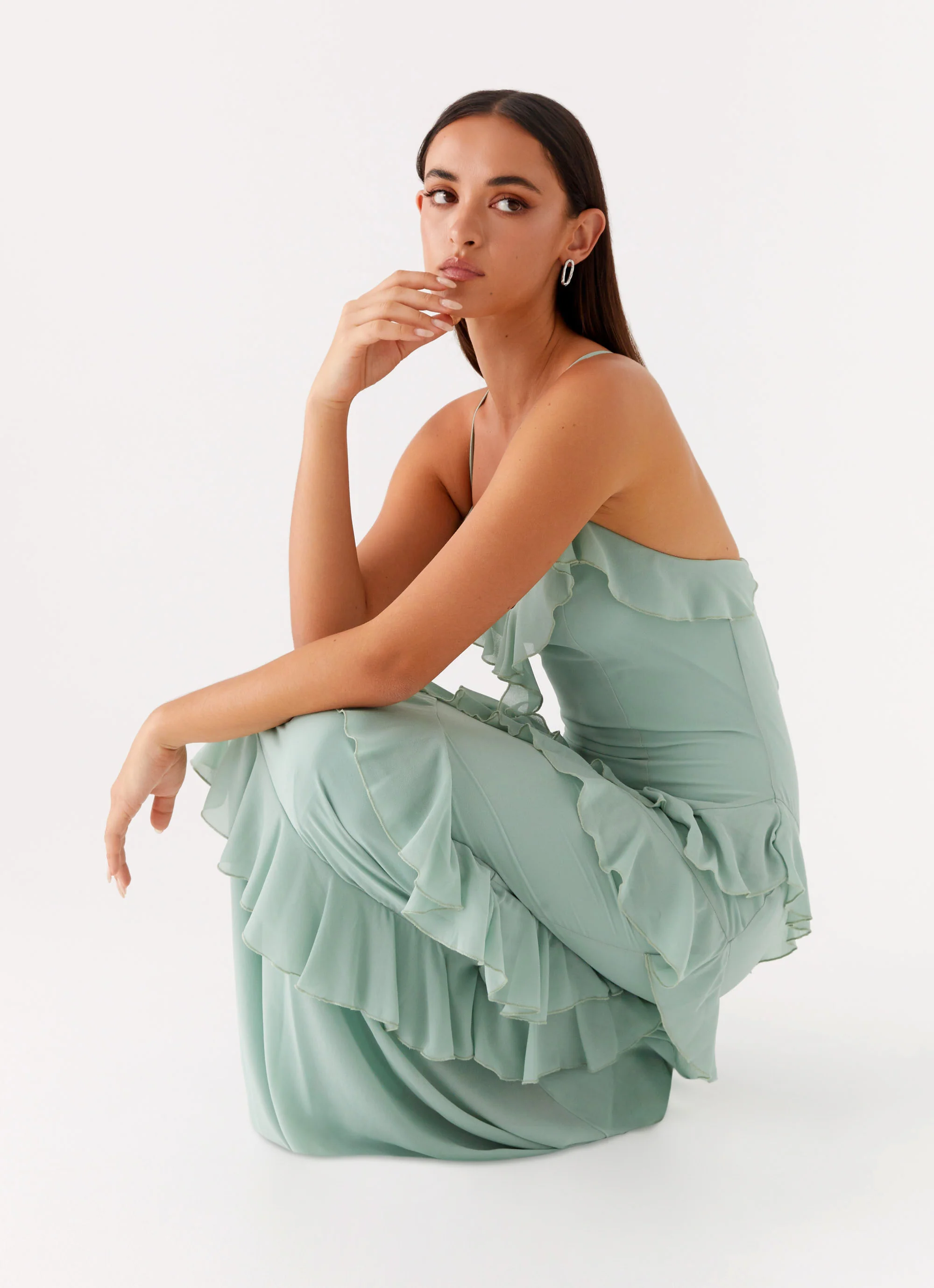 Country Club Maxi Dress - Sage - Image 6