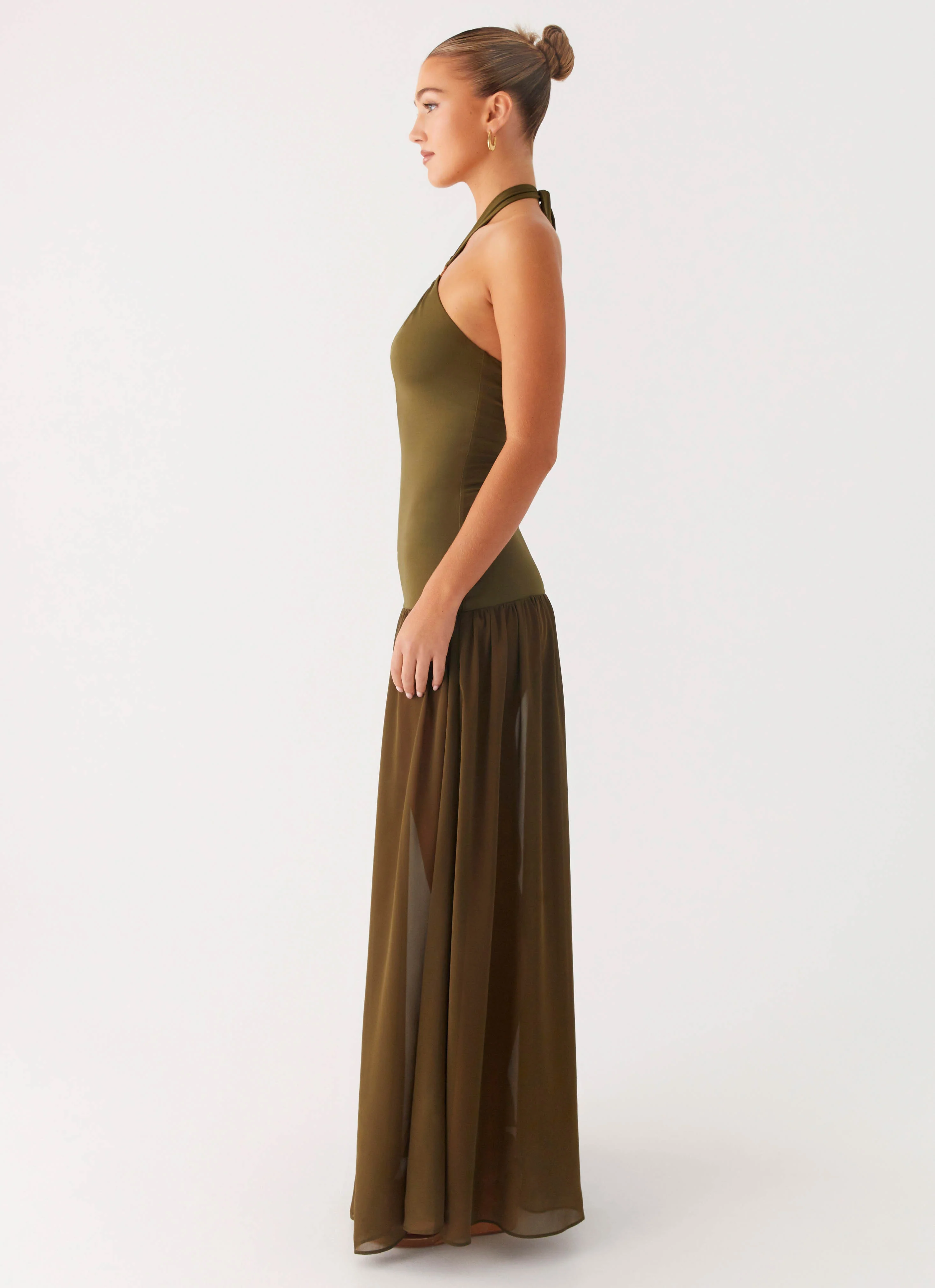 Cypress Kiss Maxi Dress - Khaki - Image 5